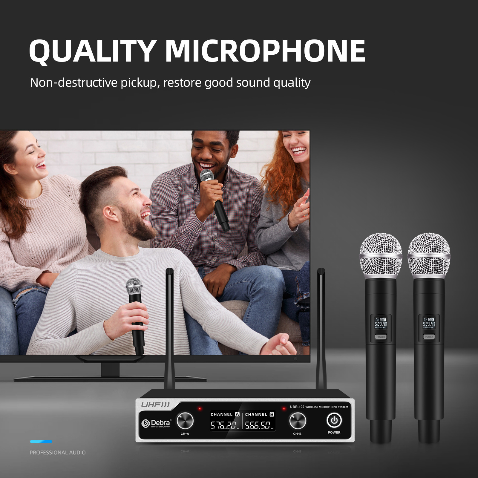 UBR-102 UHF Wireless Microphone