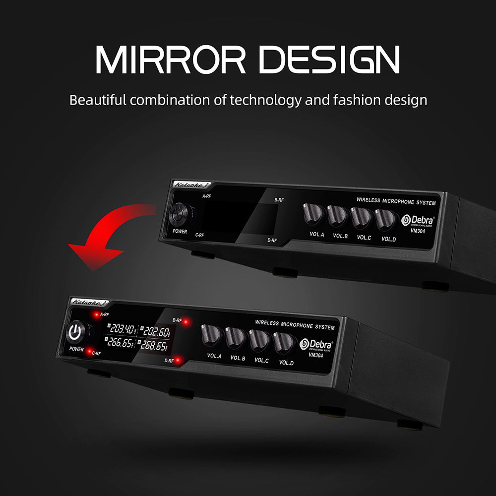 VM304 4-Channel Wireless Microphone System