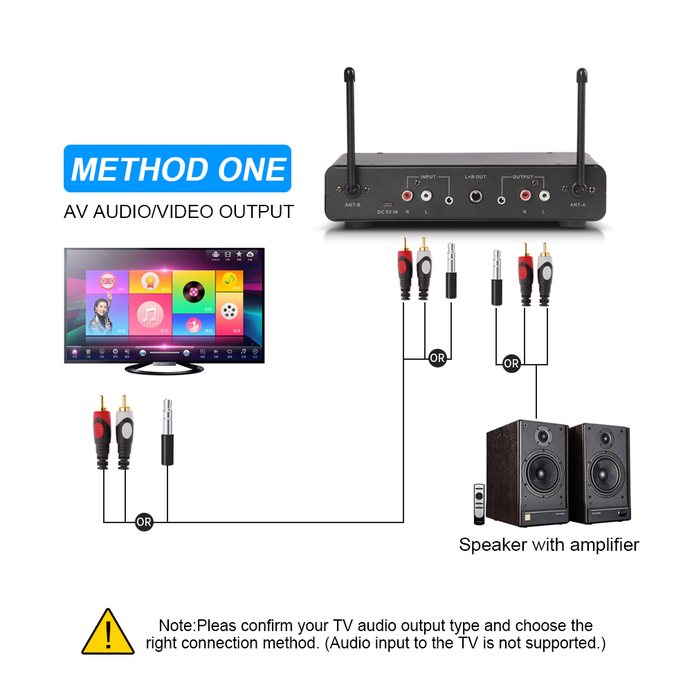 E02U DSP UHF Wireless Microphone Karaoke System