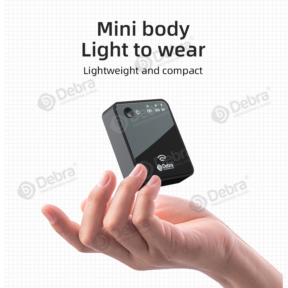 GoPro 2.4G DSLR camera/smart phone recording live broadcast wireless microphone