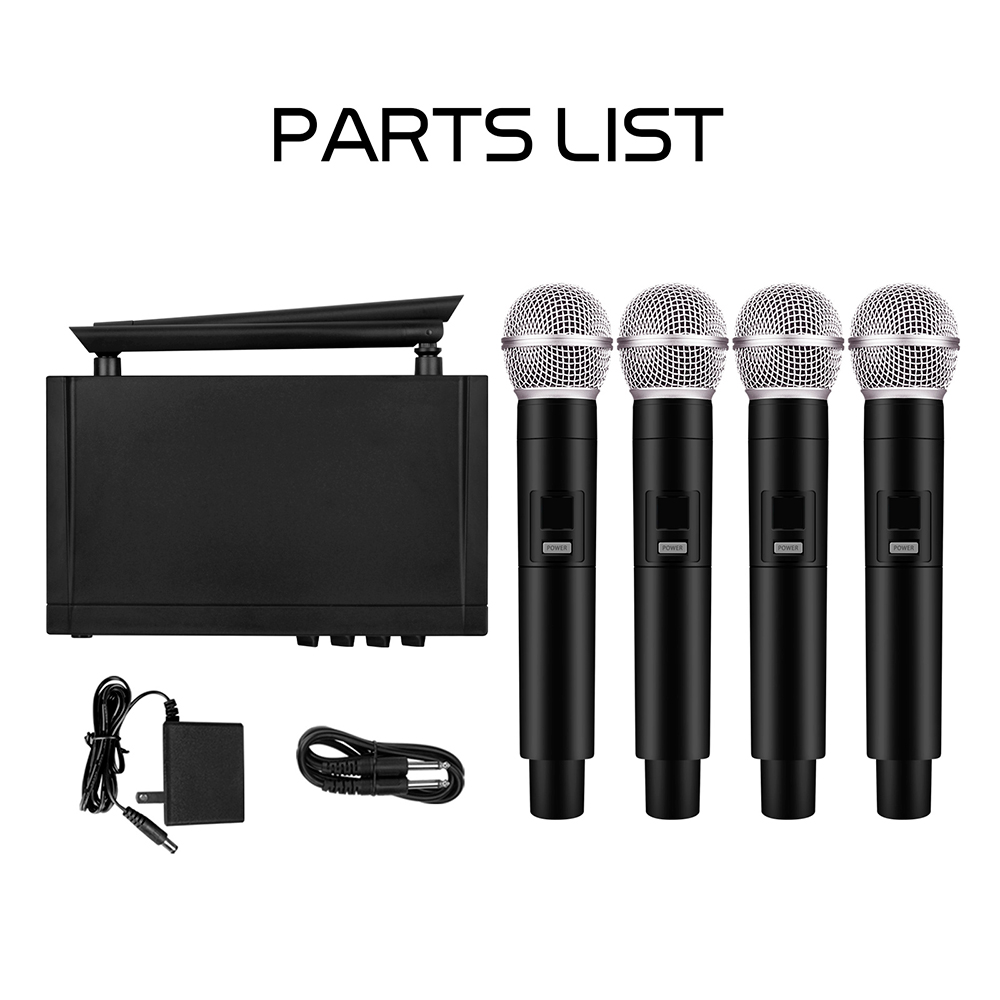 VM304 4-Channel Wireless Microphone System
