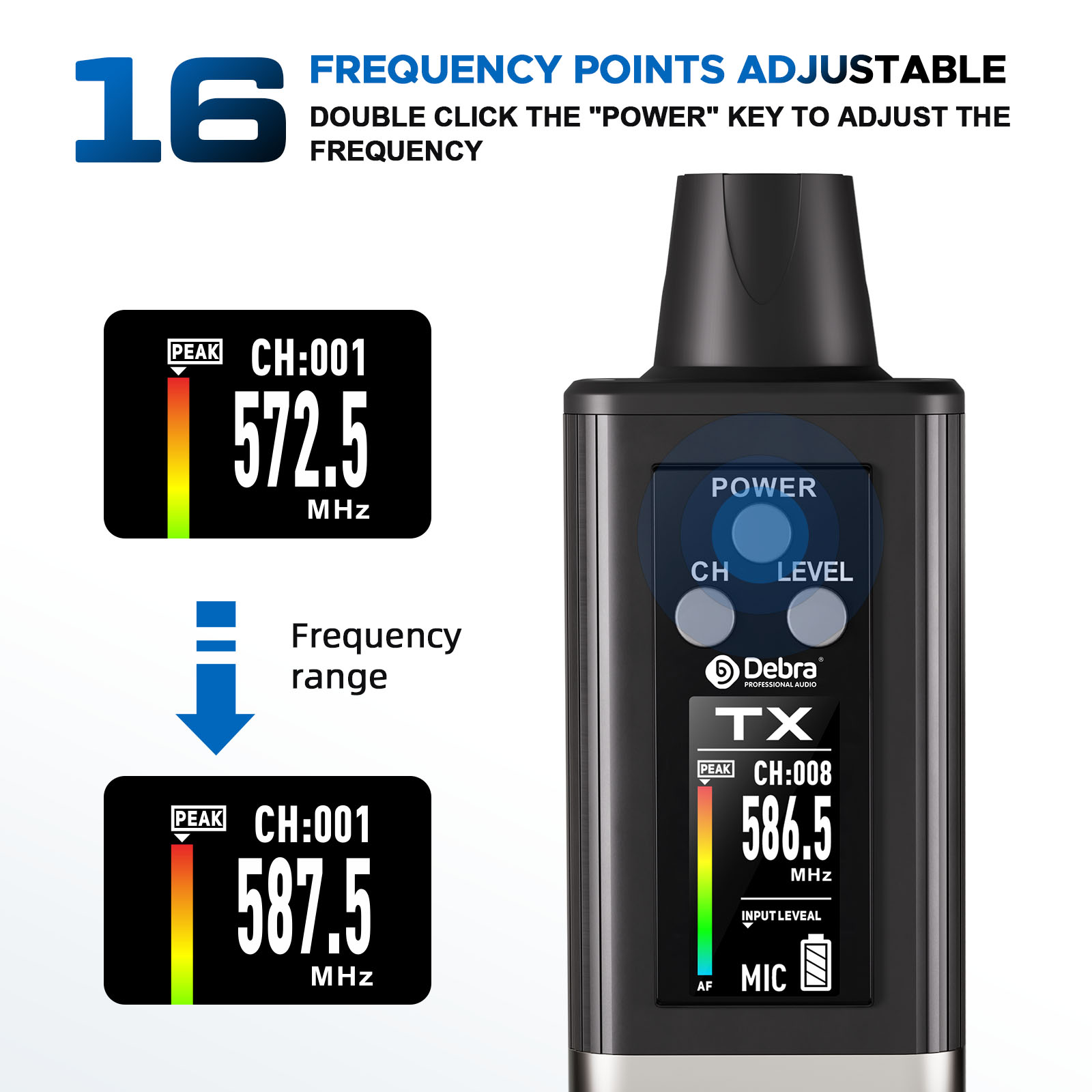 EMX-1 Portable UHF Wireless In-Ear Monitor System