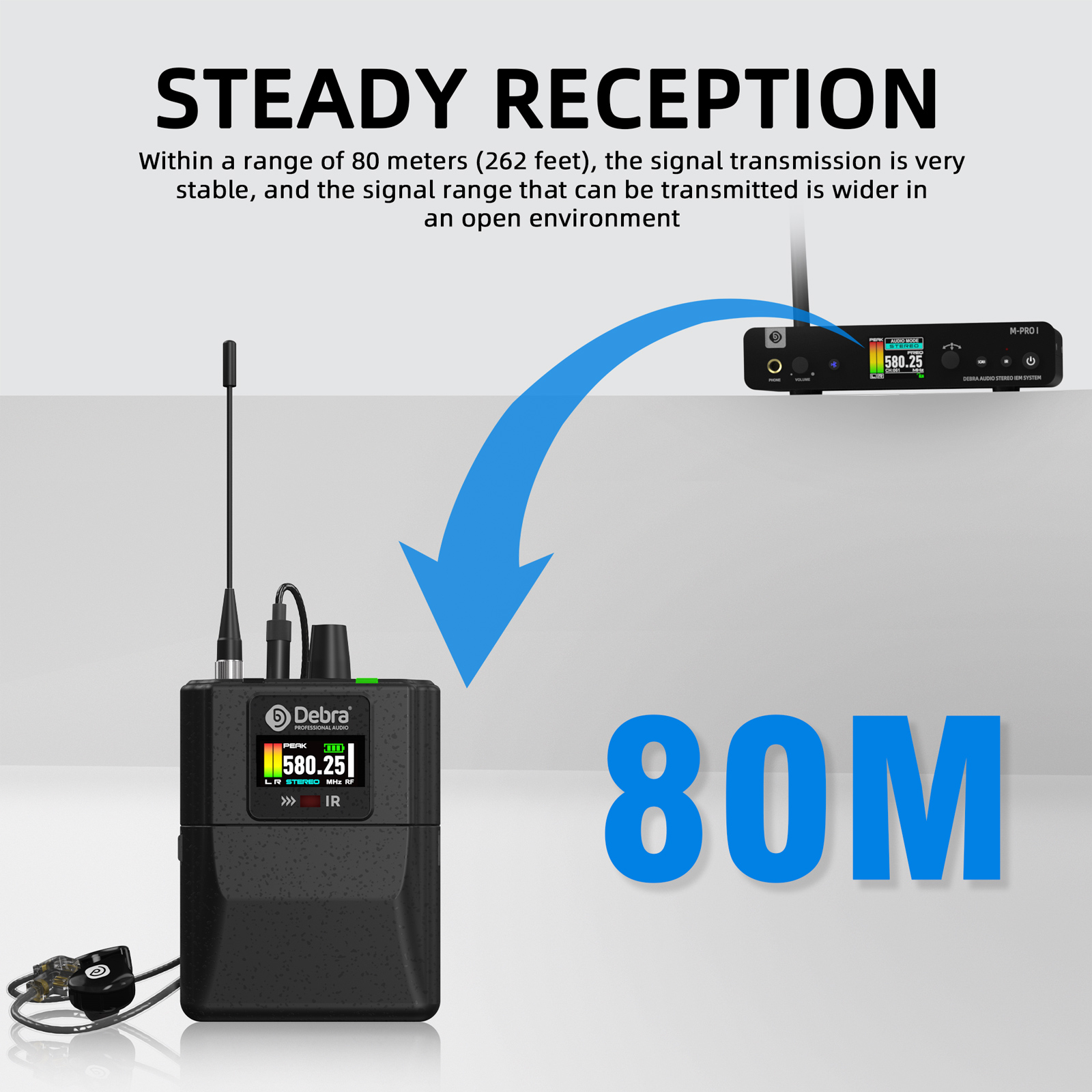 M-PROI Professional Stereo Wireless In-Ear Monitor System