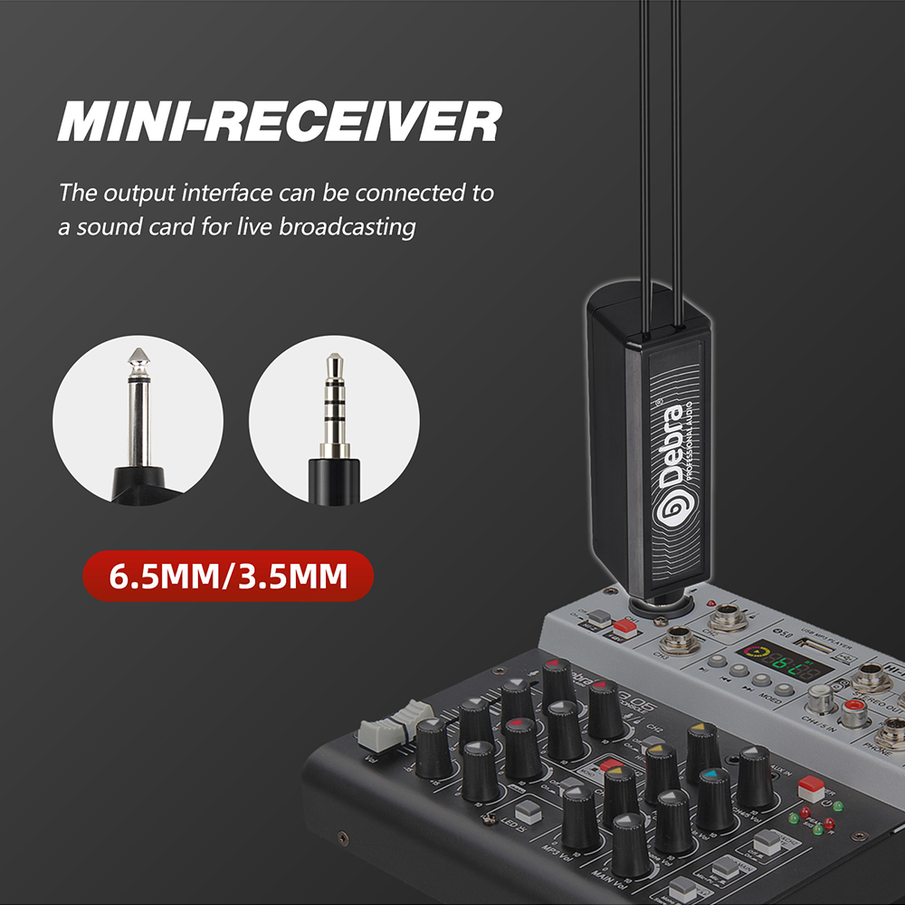MU2 UHF Portable Wireless Microphone