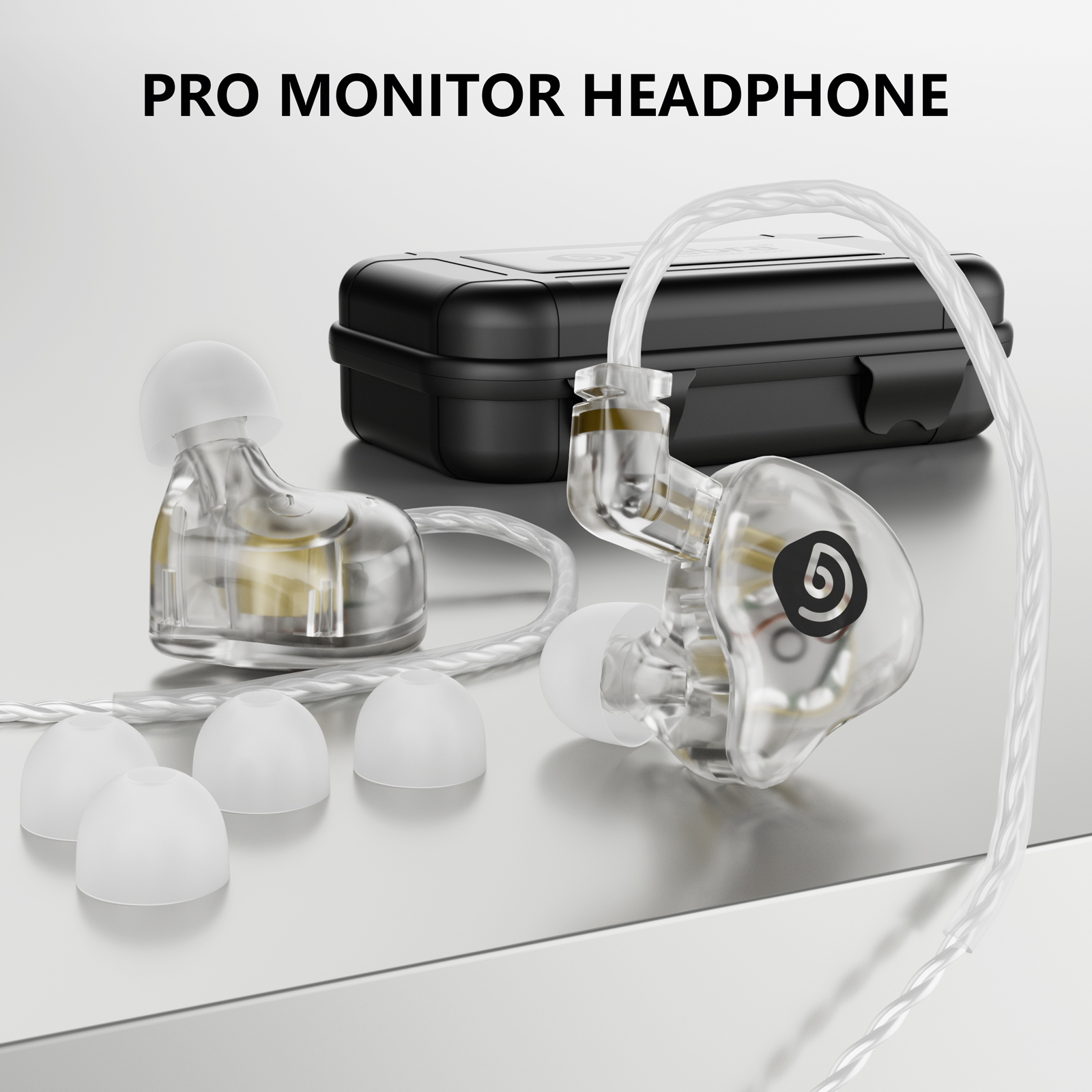 IE-210 Professional In-Ear Monitoring Headphones (Transparent)