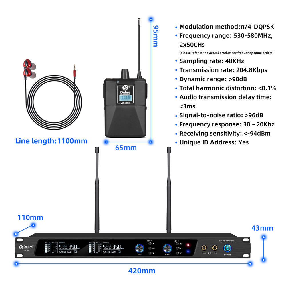 ER-202 Wireless In-Ear Monitoring System