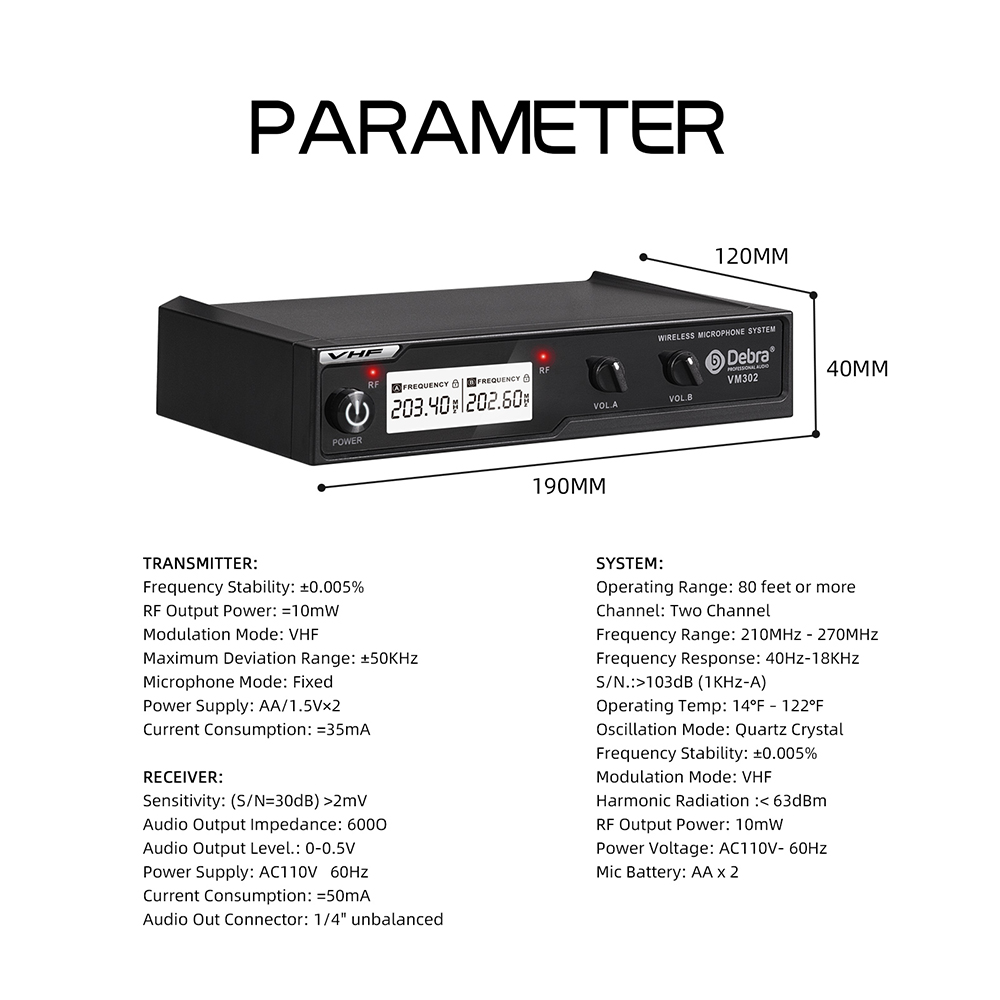 VM302 Wireless Microphone