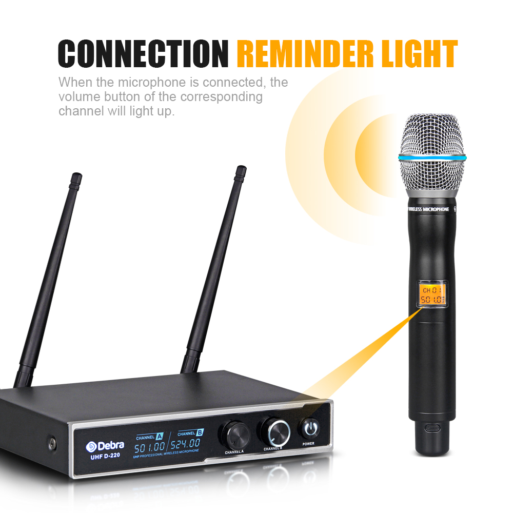 D-220 UHF Wireless Microphone