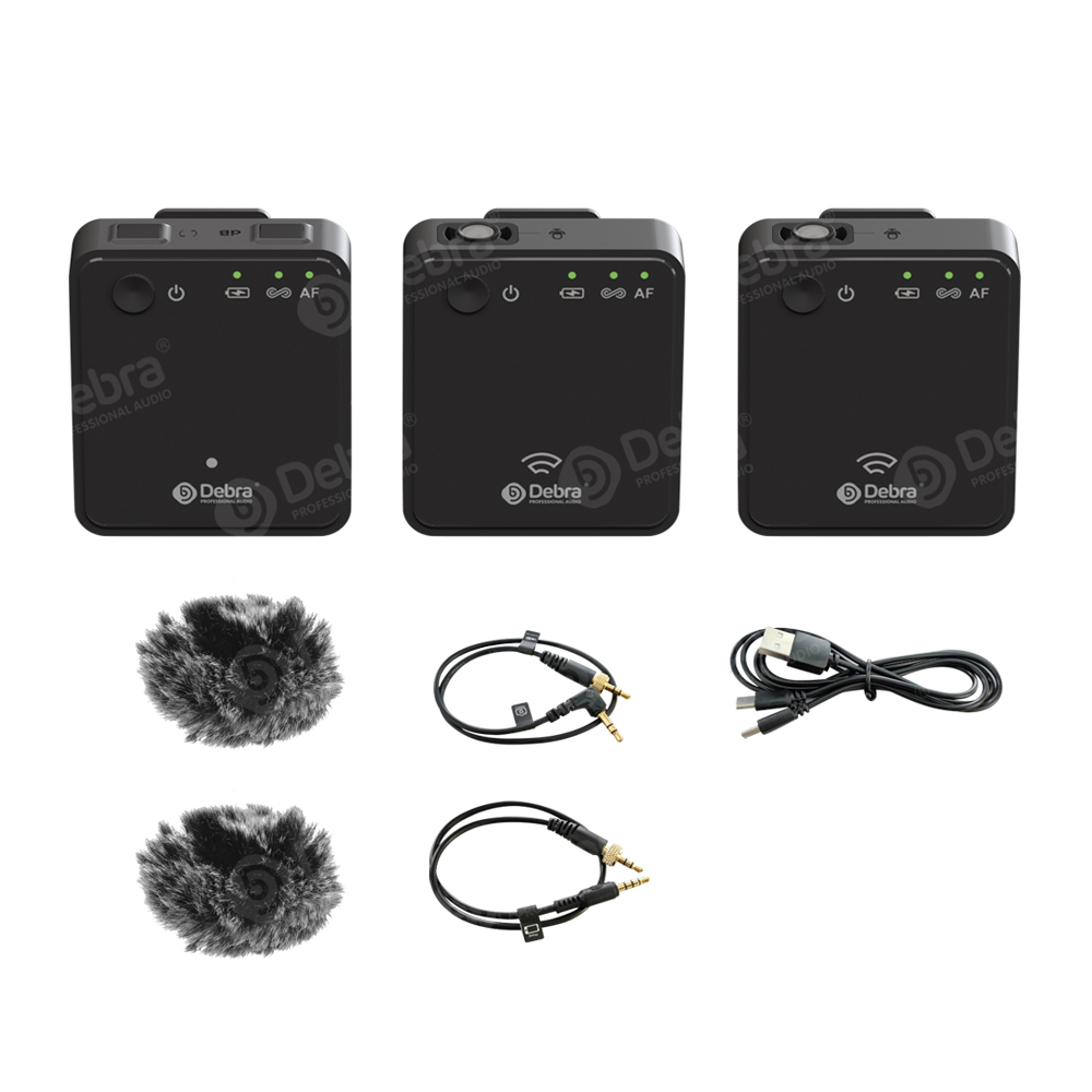 GoPro 2.4G DSLR camera/smart phone recording live broadcast wireless microphone