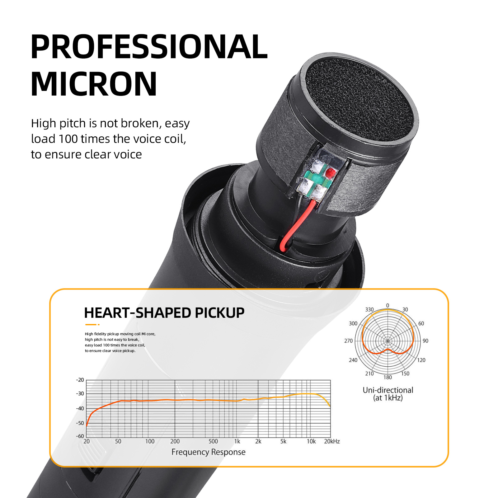 KV04 VHF 4Channel Wireless Microphone
