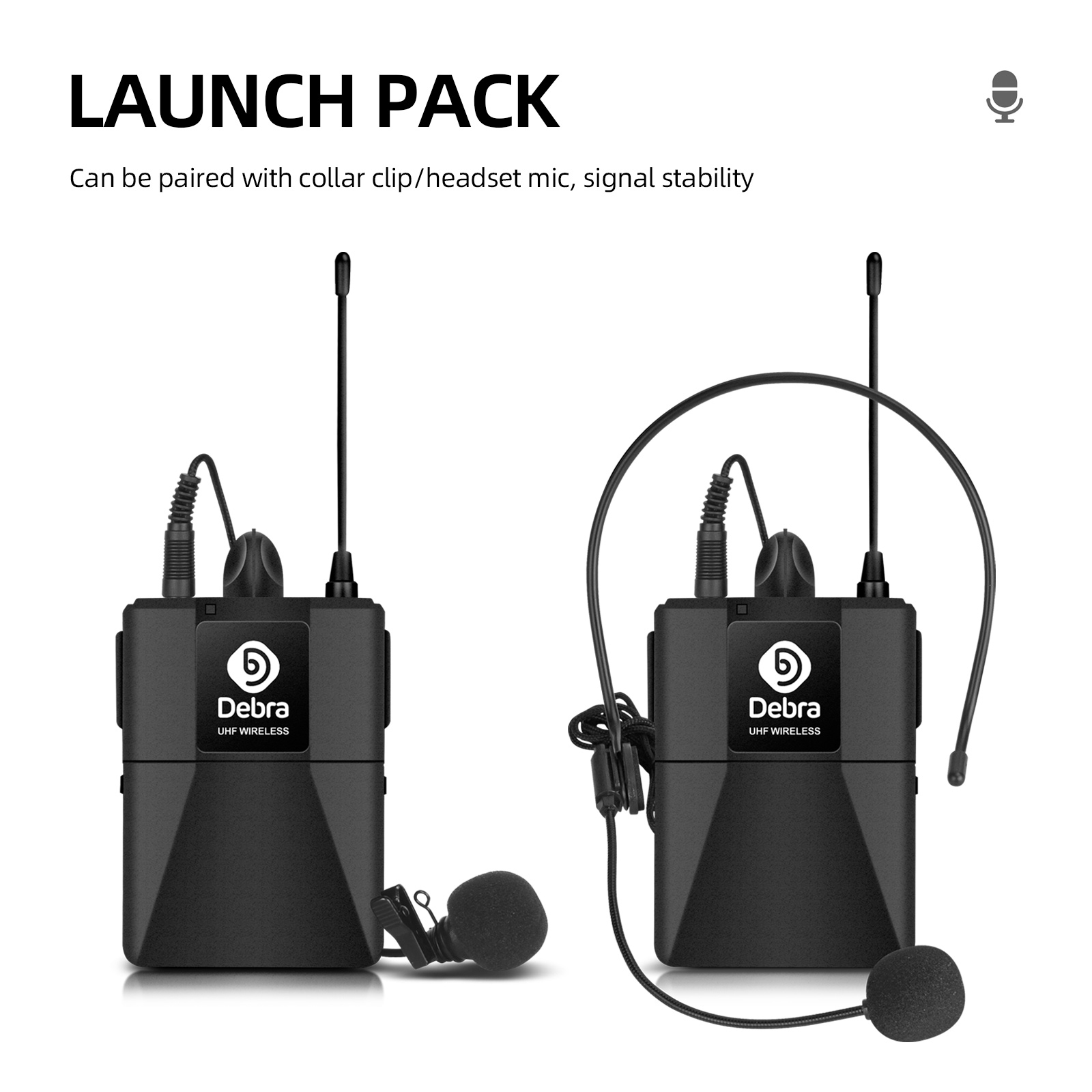 AU-200 UHF Wireless Microphone（Handheld / Headset / Lavalier Mic）