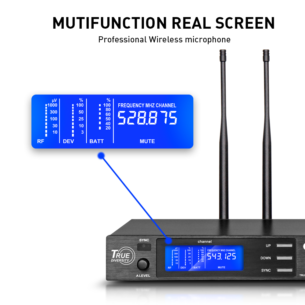 UR-200 Professional True Diversity Wireless Microphone System