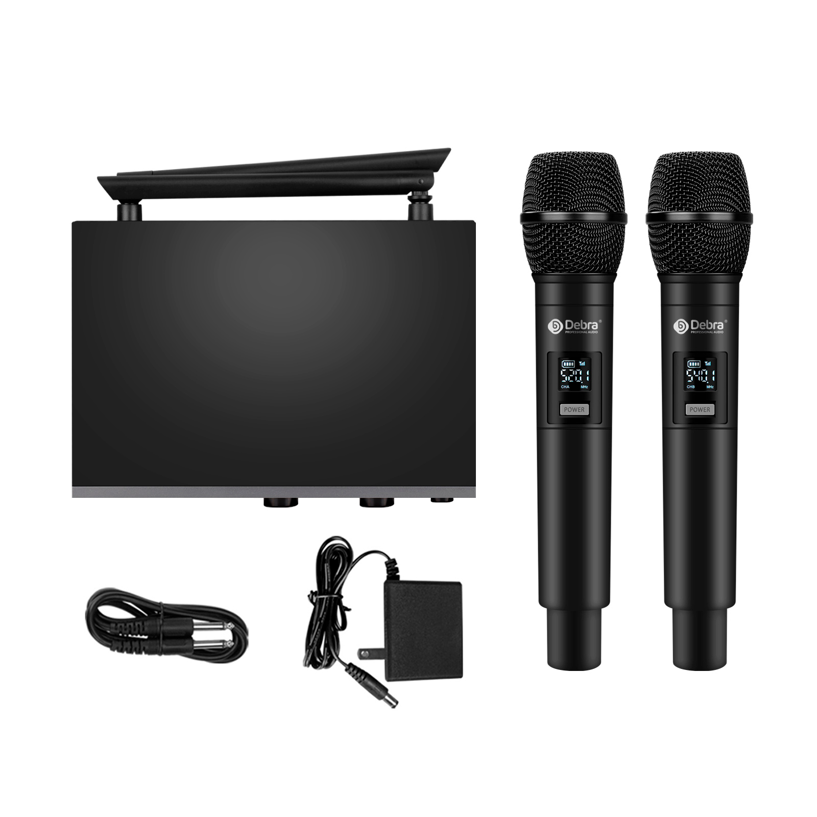 DU2002 UHF Wireless Microphone（2 Handheld Mic）