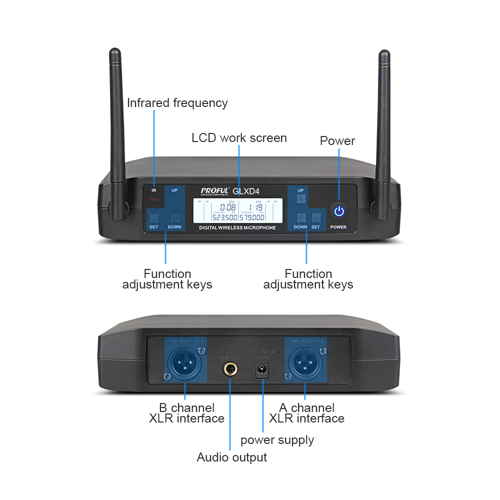 GLXD4 UHF Wireless Microphone