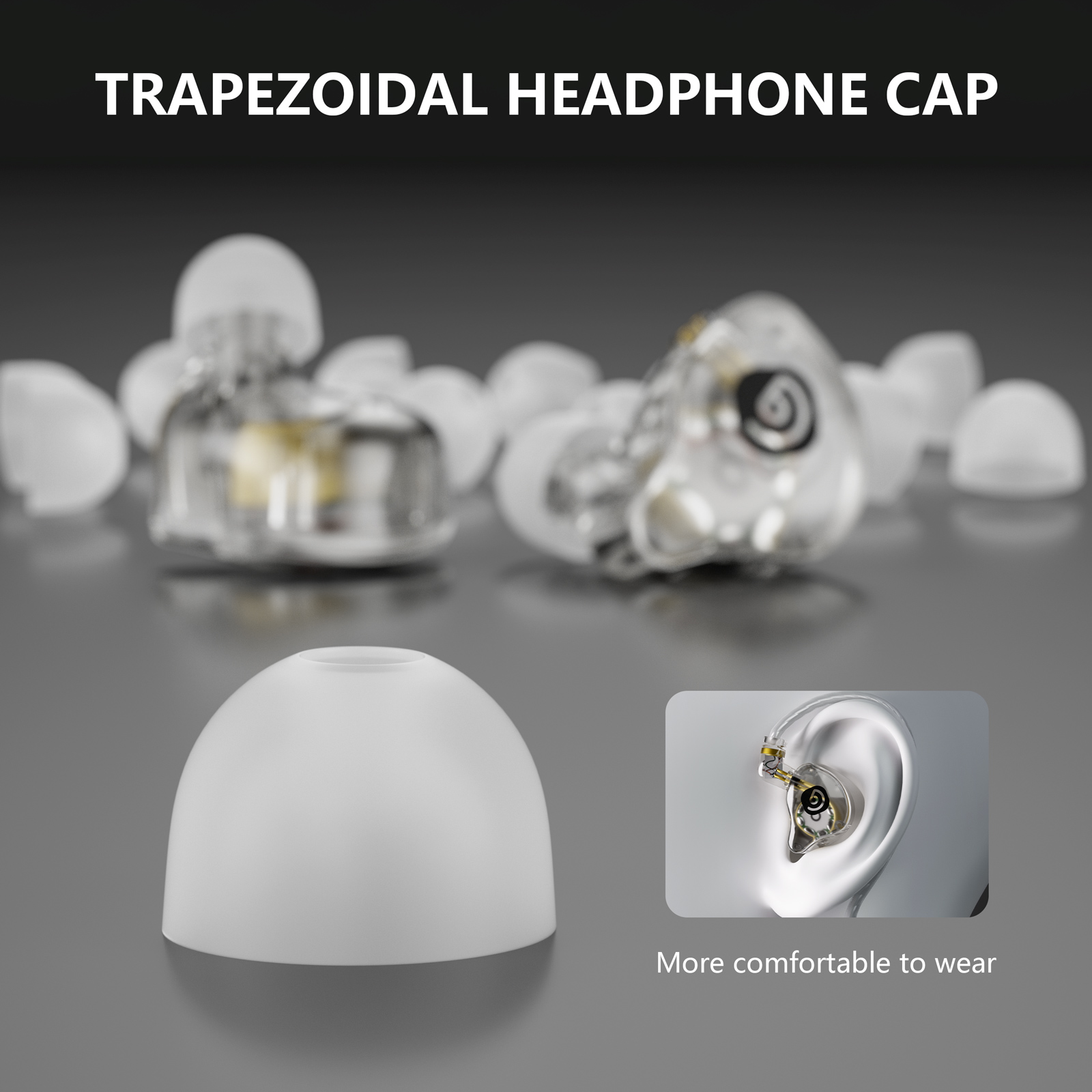 IE-210 Professional In-Ear Monitoring Headphones (Transparent)