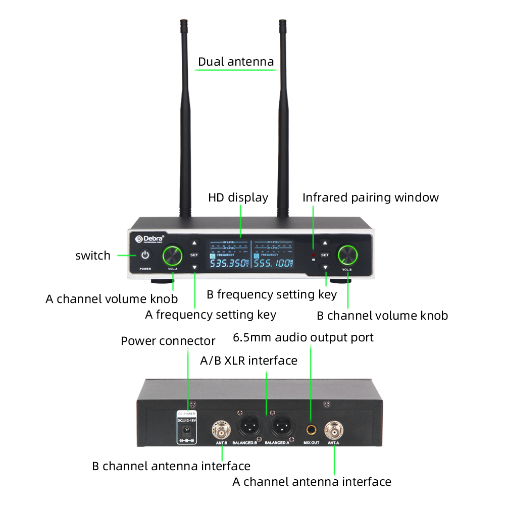 R-202 UHF Wireless Microphone