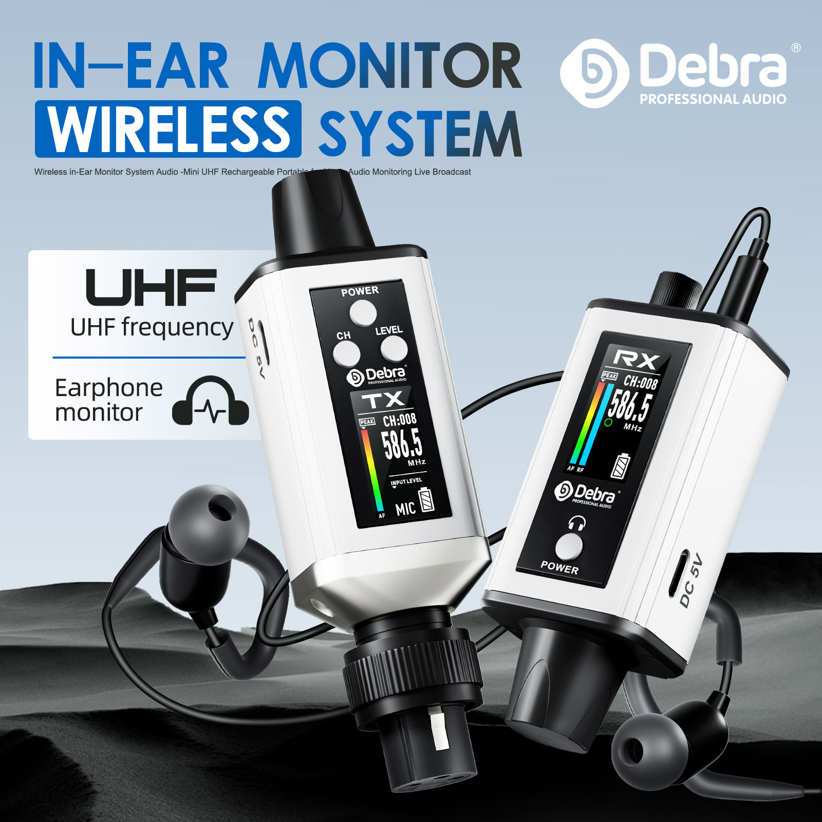 EMX-1 Portable UHF Wireless In-Ear Monitor System