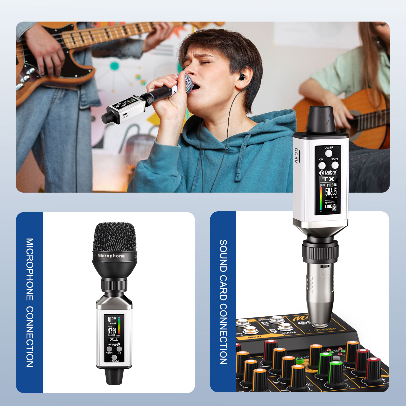 EMX-1 Portable UHF Wireless In-Ear Monitor System