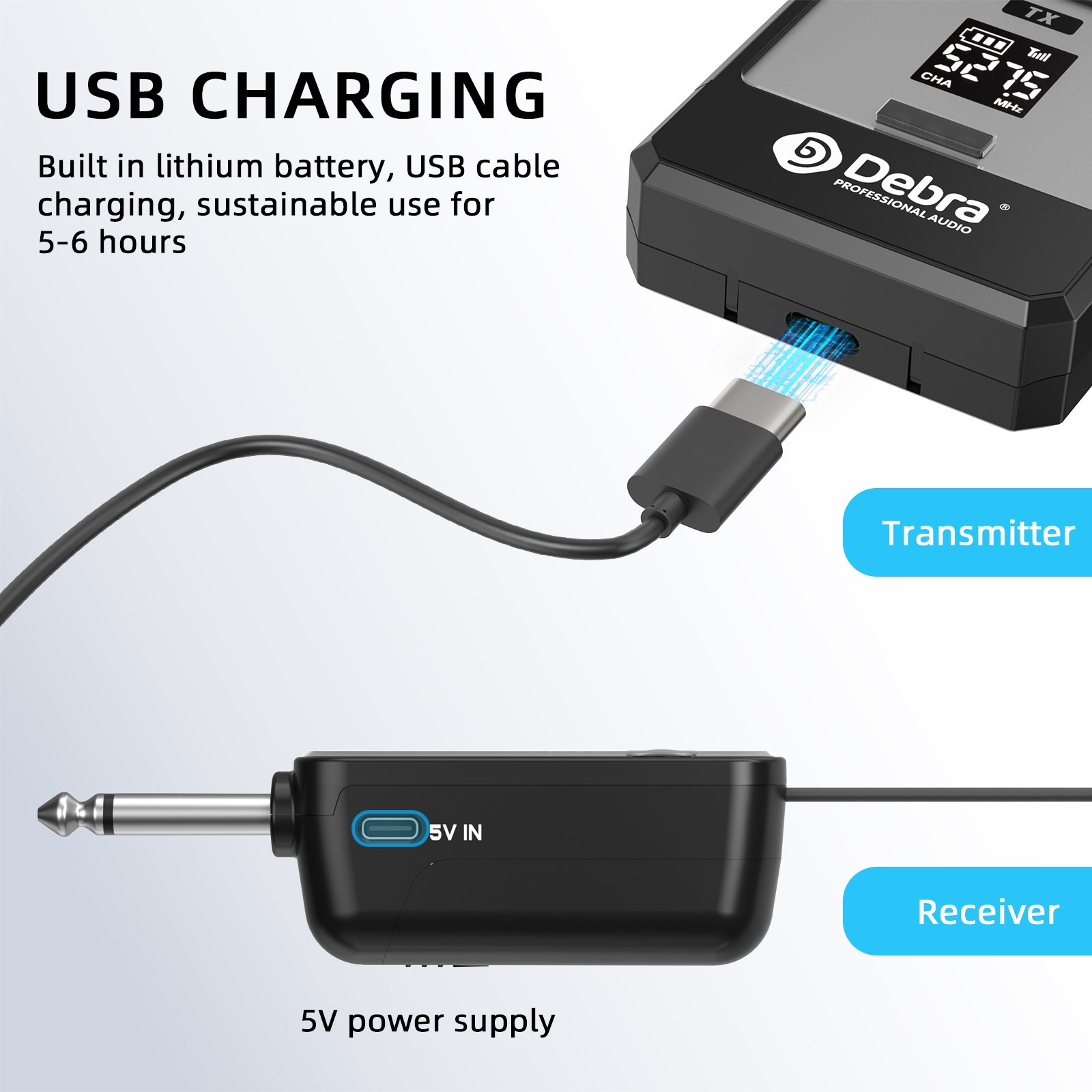 DT-01/02 UHF Wireless Portable Headset Microphone