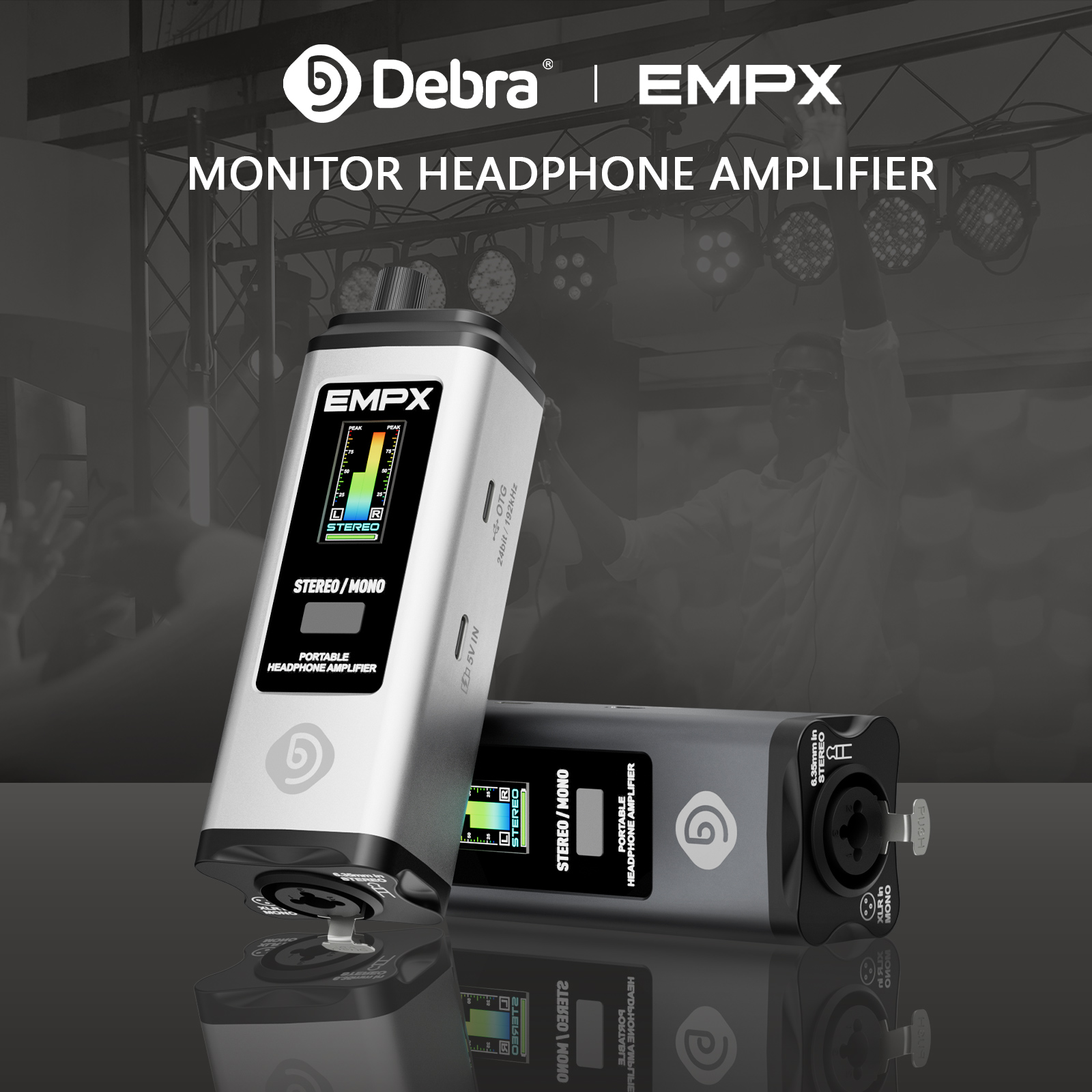 EMPX Professional Headphone Monitoring Amplifier (White)