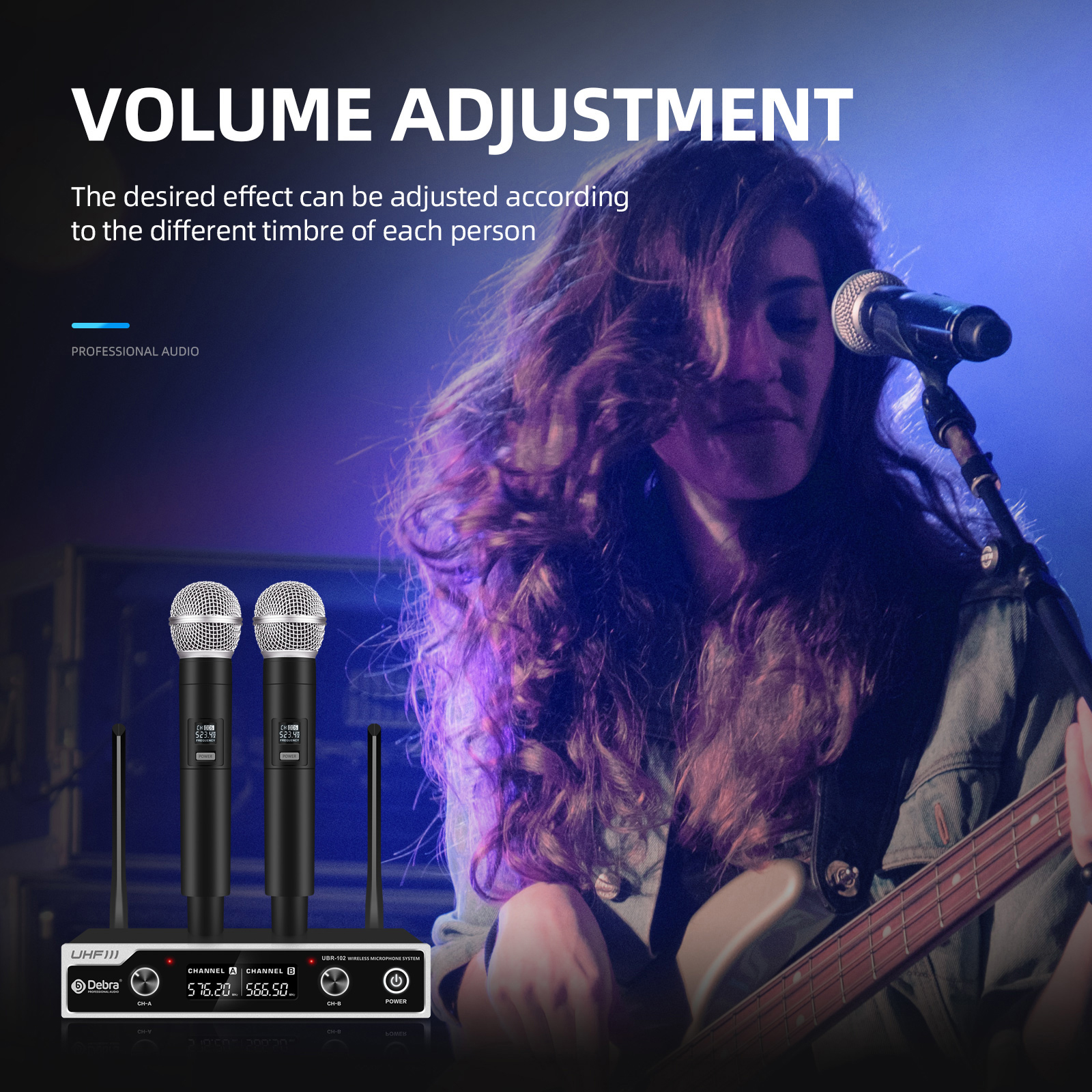 UBR-102 UHF Wireless Microphone