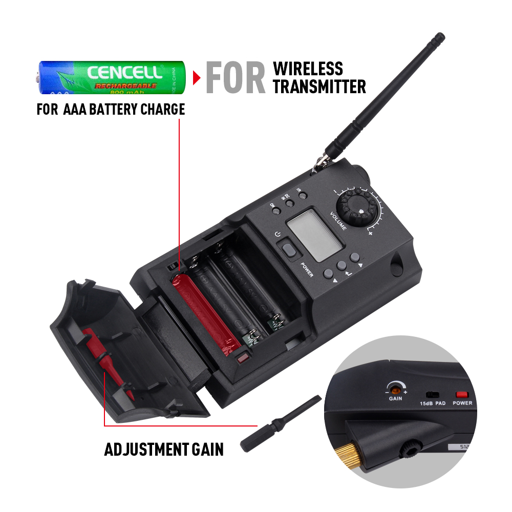MI8G Guitar Wireless Microphone System