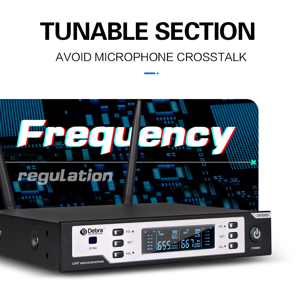 DK9000 UHF Wireless Microphone