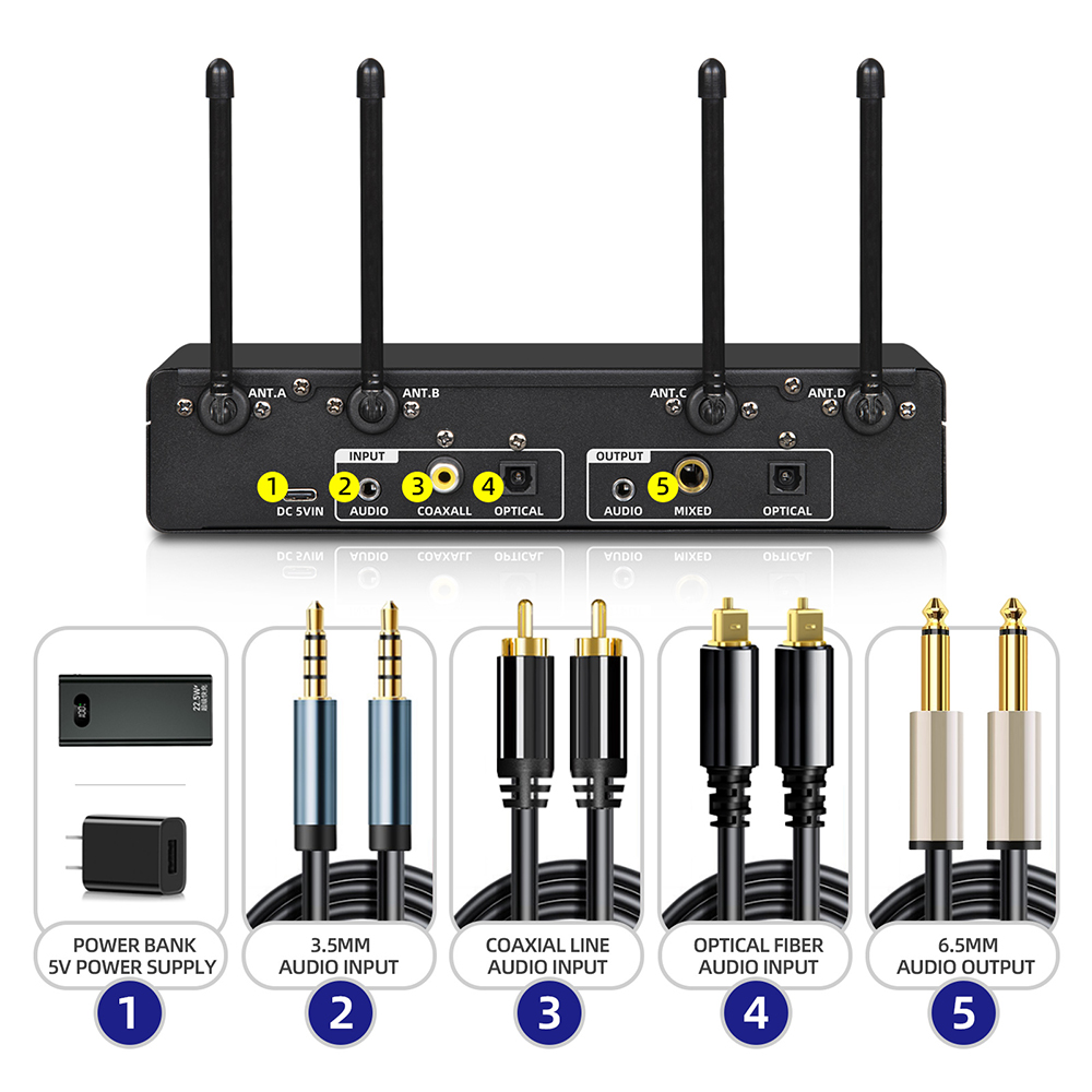 X7 PLUS DSP Wireless Microphone Karaoke System