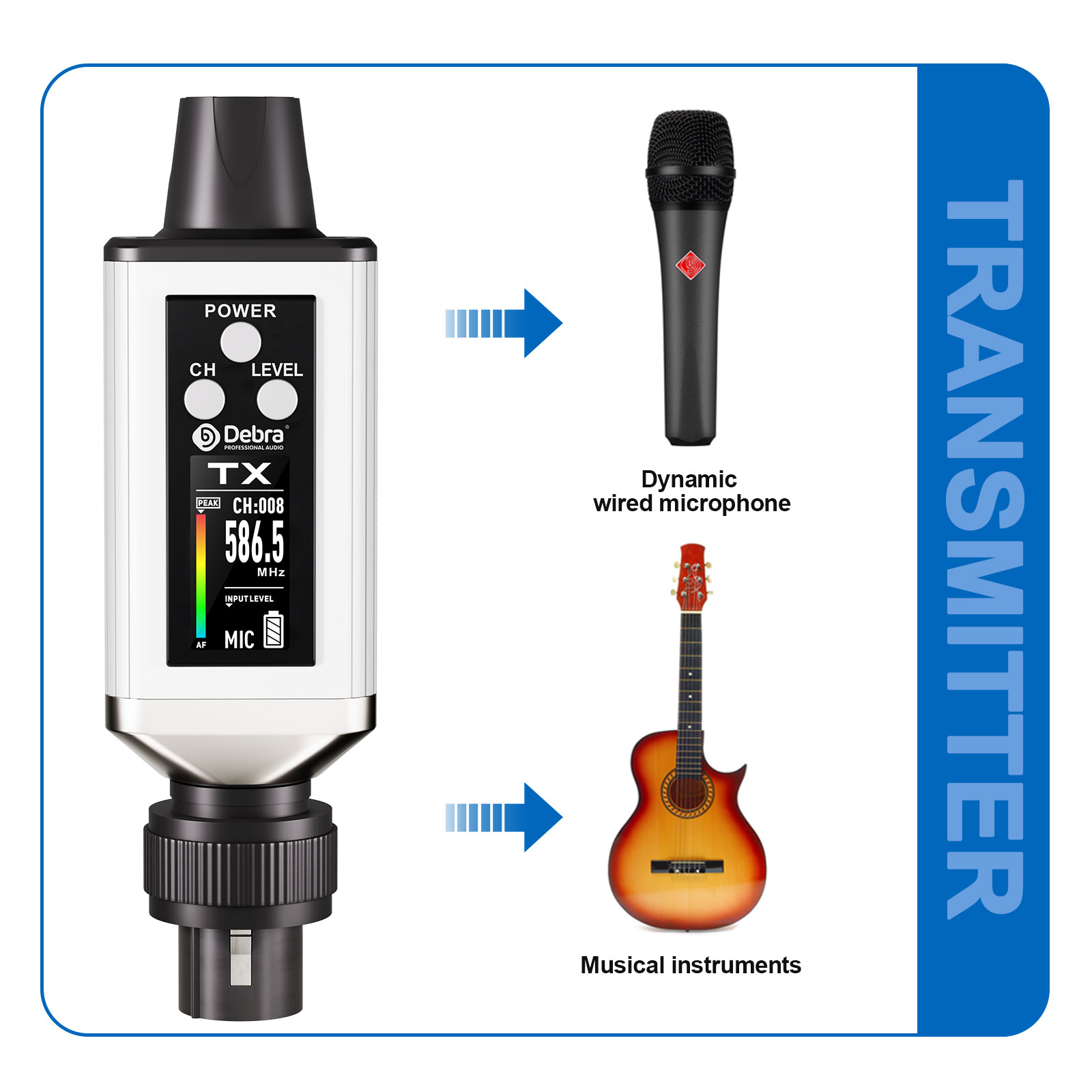 EMX-1 Portable UHF Wireless In-Ear Monitor System