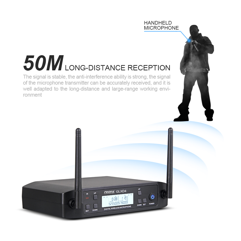 GLXD4 UHF Wireless Microphone
