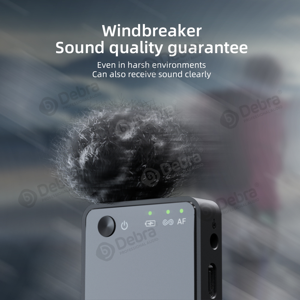 GoPro 2.4G DSLR camera/smart phone recording live broadcast wireless microphone