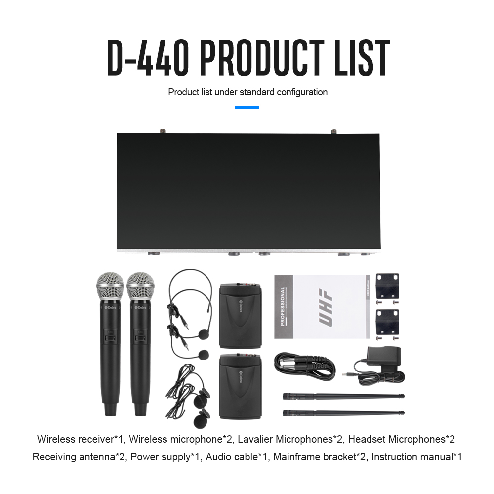 D-440 UHF Wireless Microphone