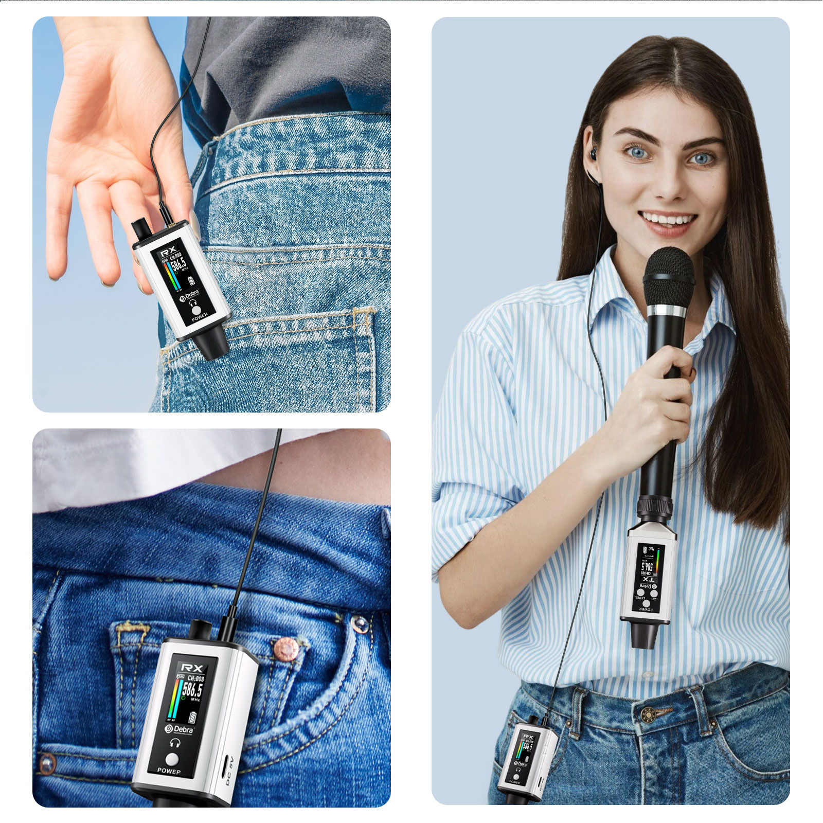 EMX-1 Portable UHF Wireless In-Ear Monitor System