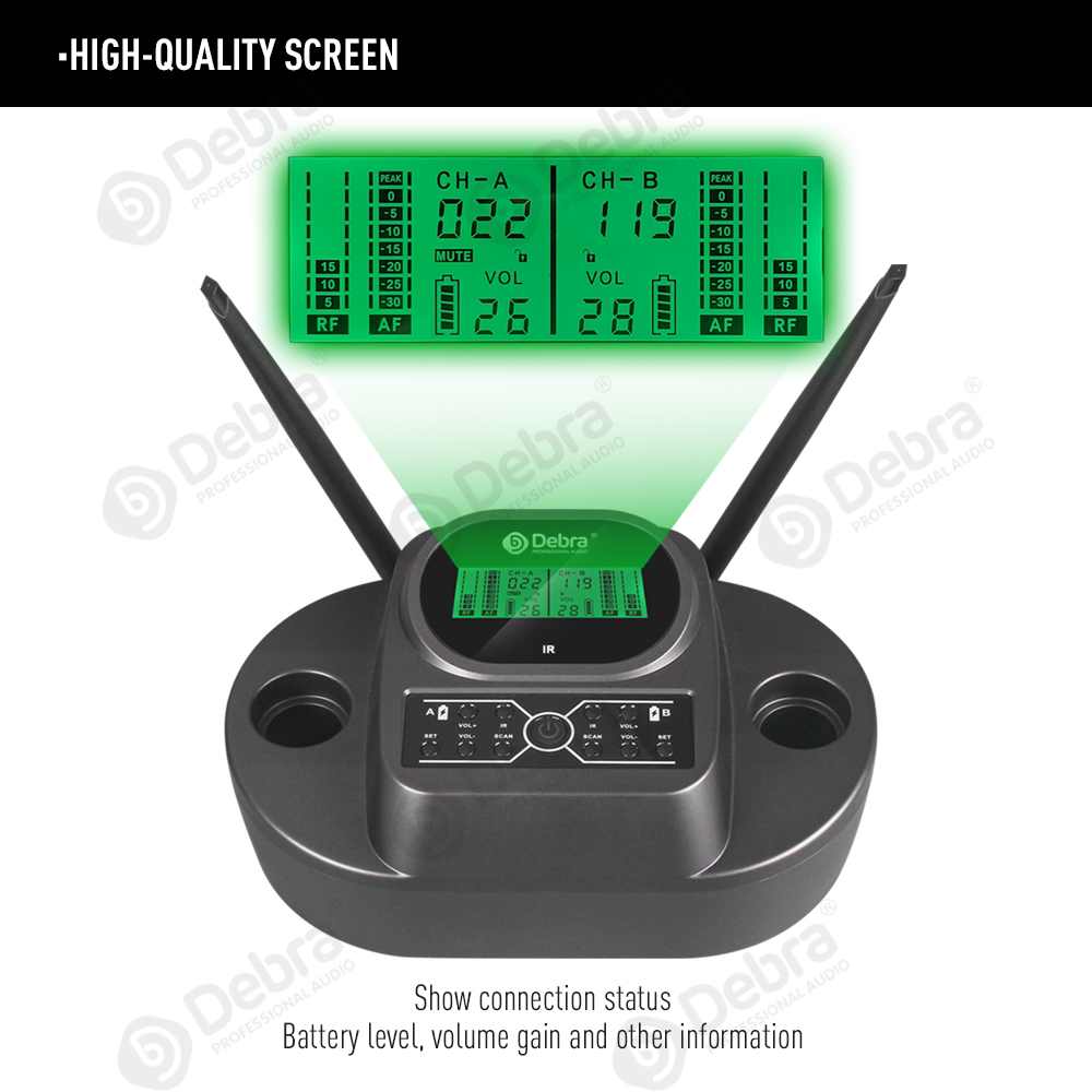 WM2 Wireless Charging UHF Wireless Microphone System