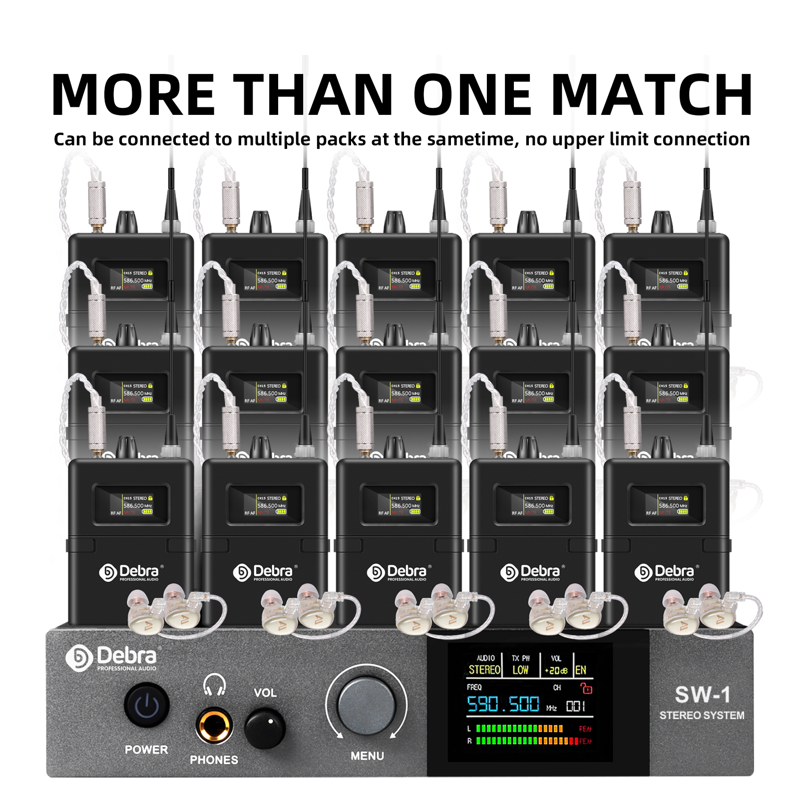 SW-1 Stereo Wireless In-Ear Monitor System