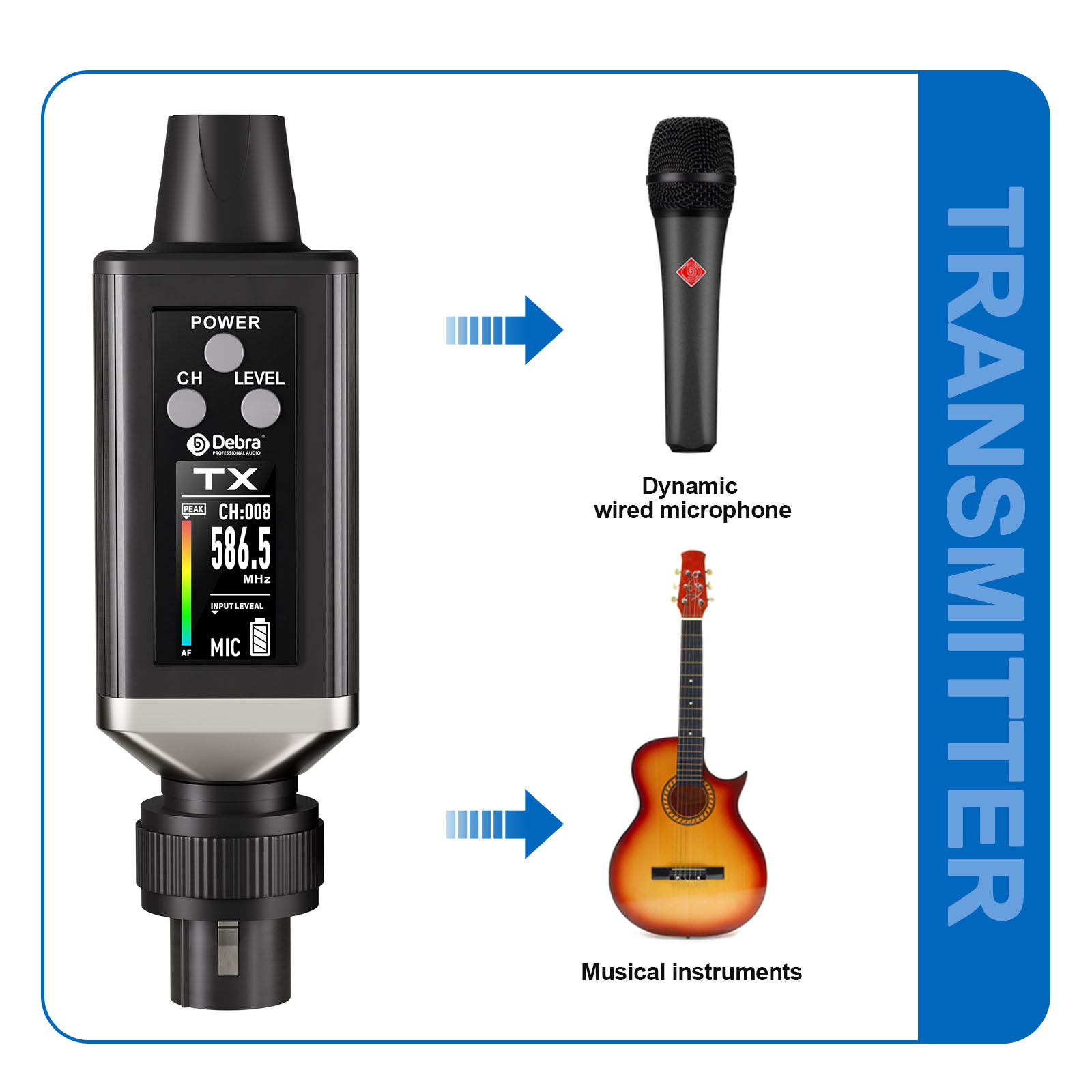 EMX-1 Portable UHF Wireless In-Ear Monitor System