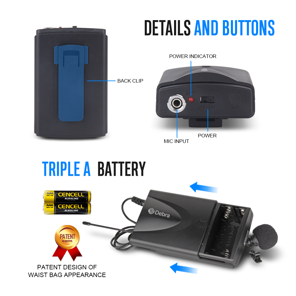 D-440 UHF Wireless Microphone