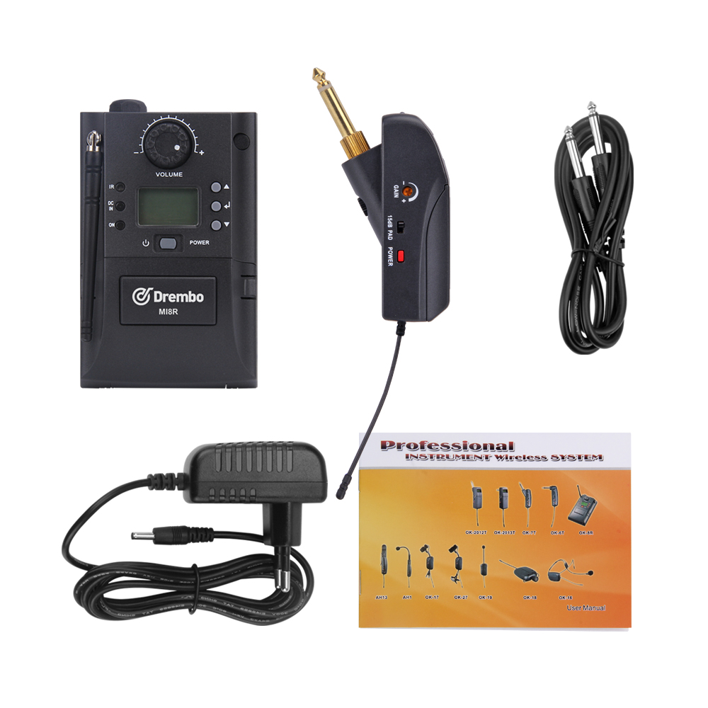 MI8G Guitar Wireless Microphone System