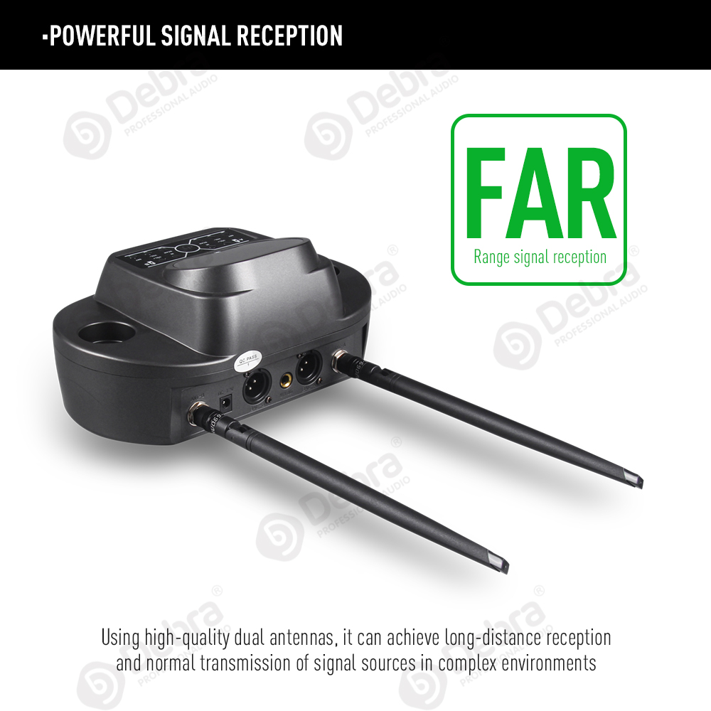 WM2 Wireless Charging UHF Wireless Microphone System