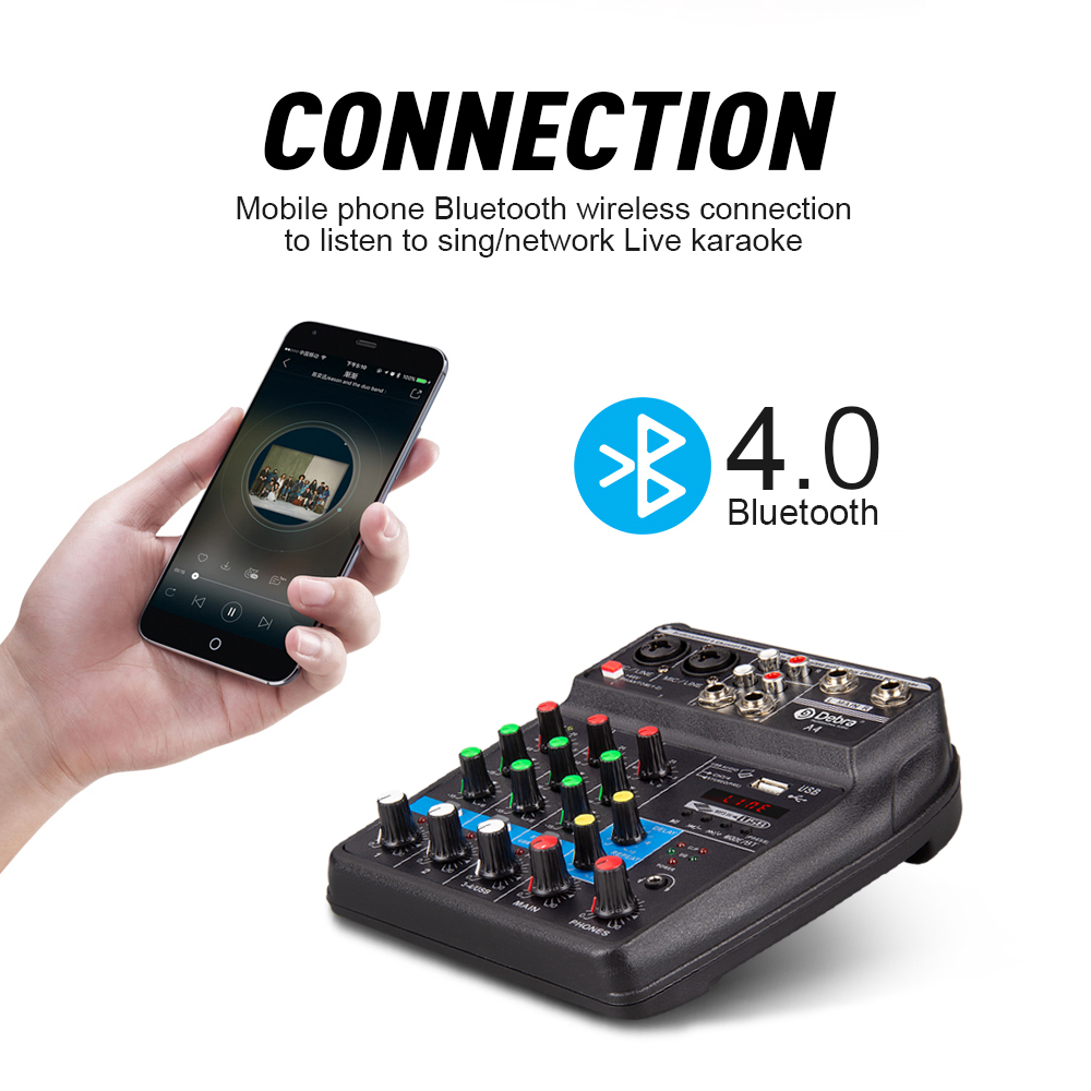A4 Mini Audio Mixer