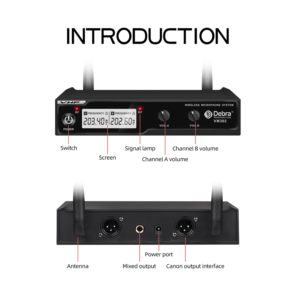 VM302 Wireless Microphone