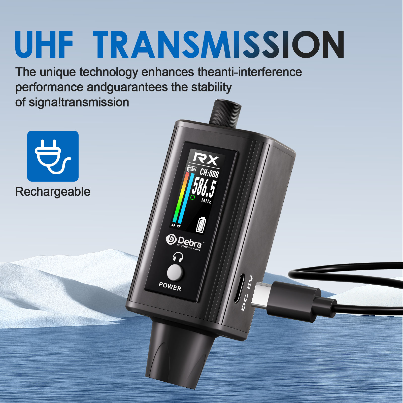 EMX-1 Portable UHF Wireless In-Ear Monitor System