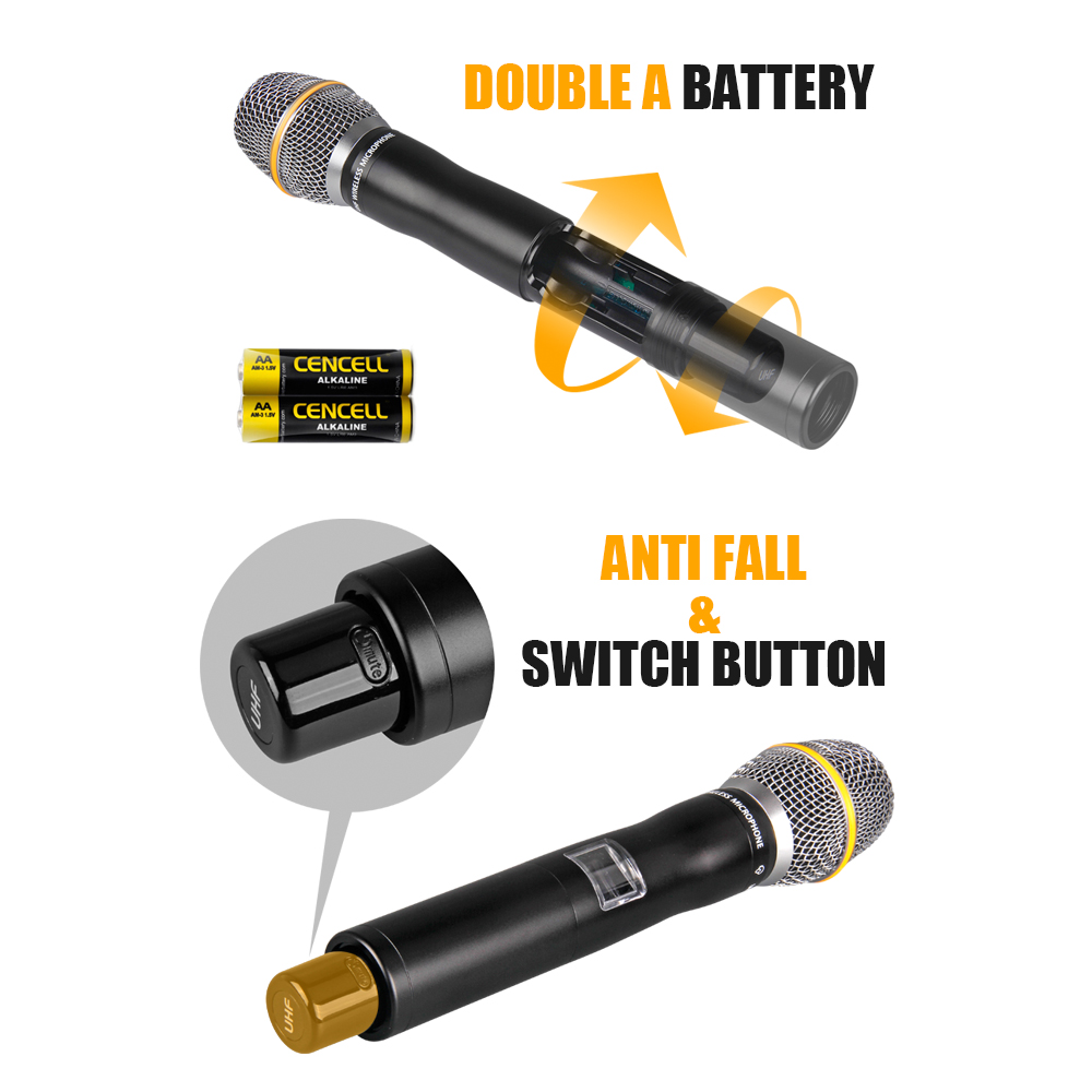 D-220 UHF Wireless Microphone