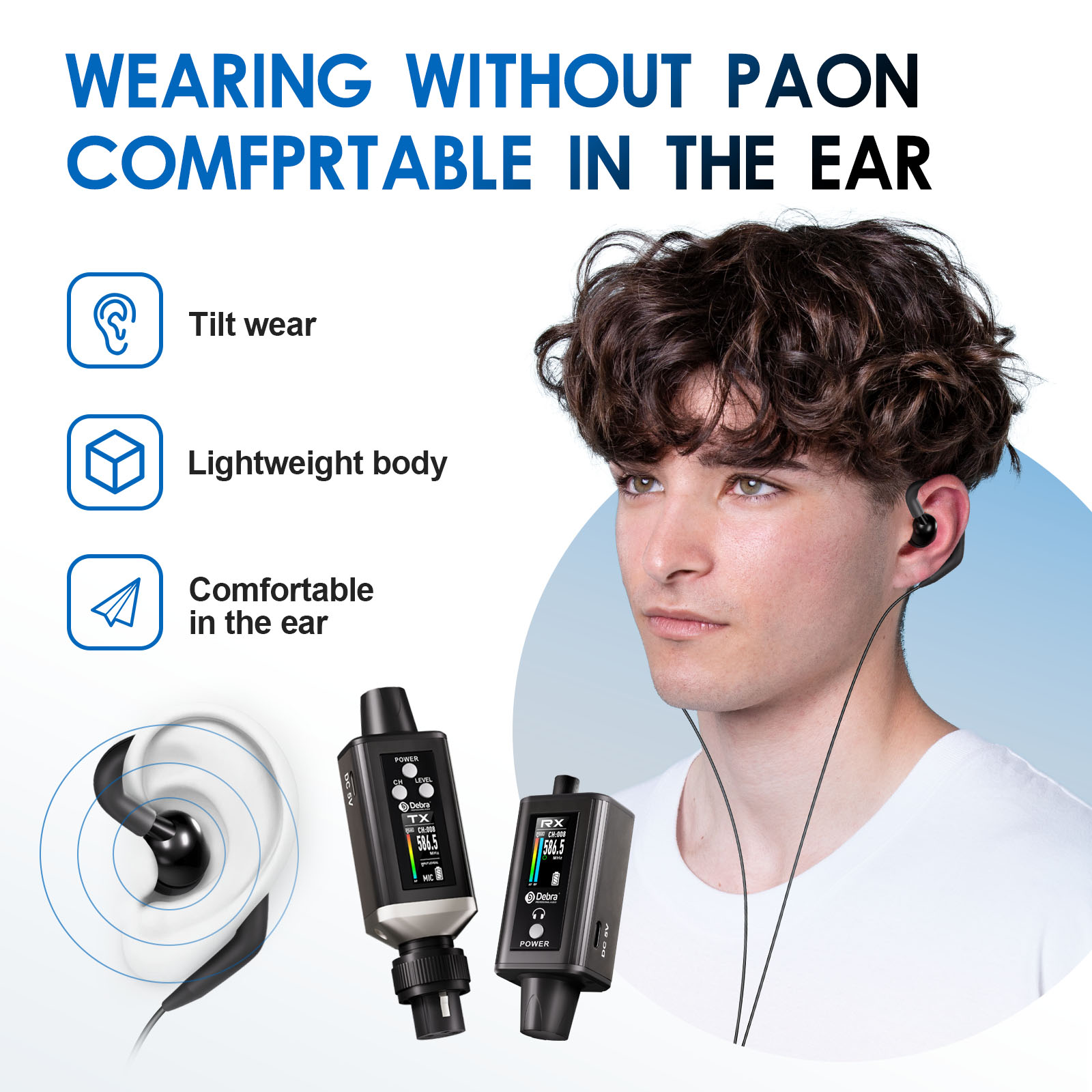 EMX-1 Portable UHF Wireless In-Ear Monitor System
