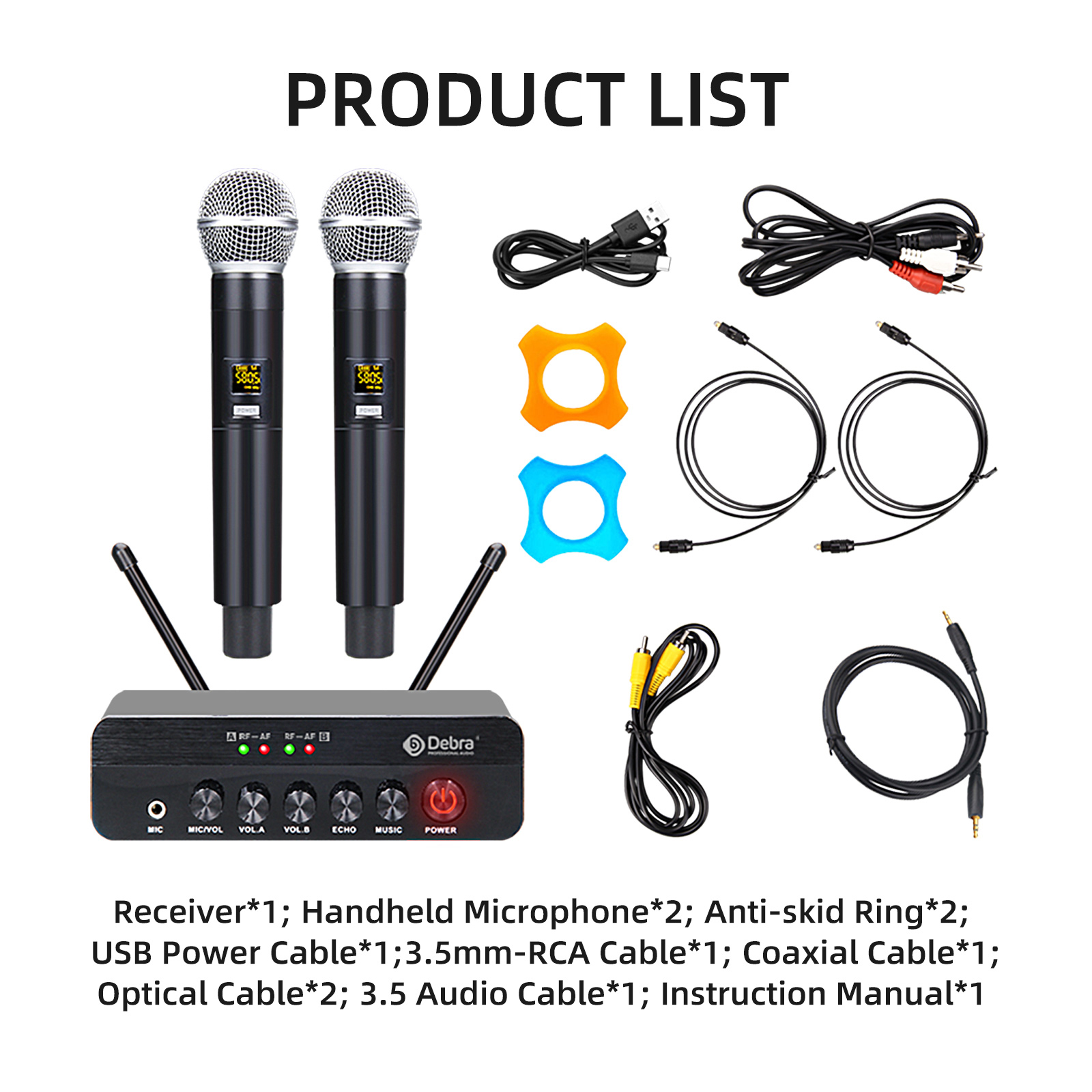 X7 DSP Wireless Microphone Karaoke System