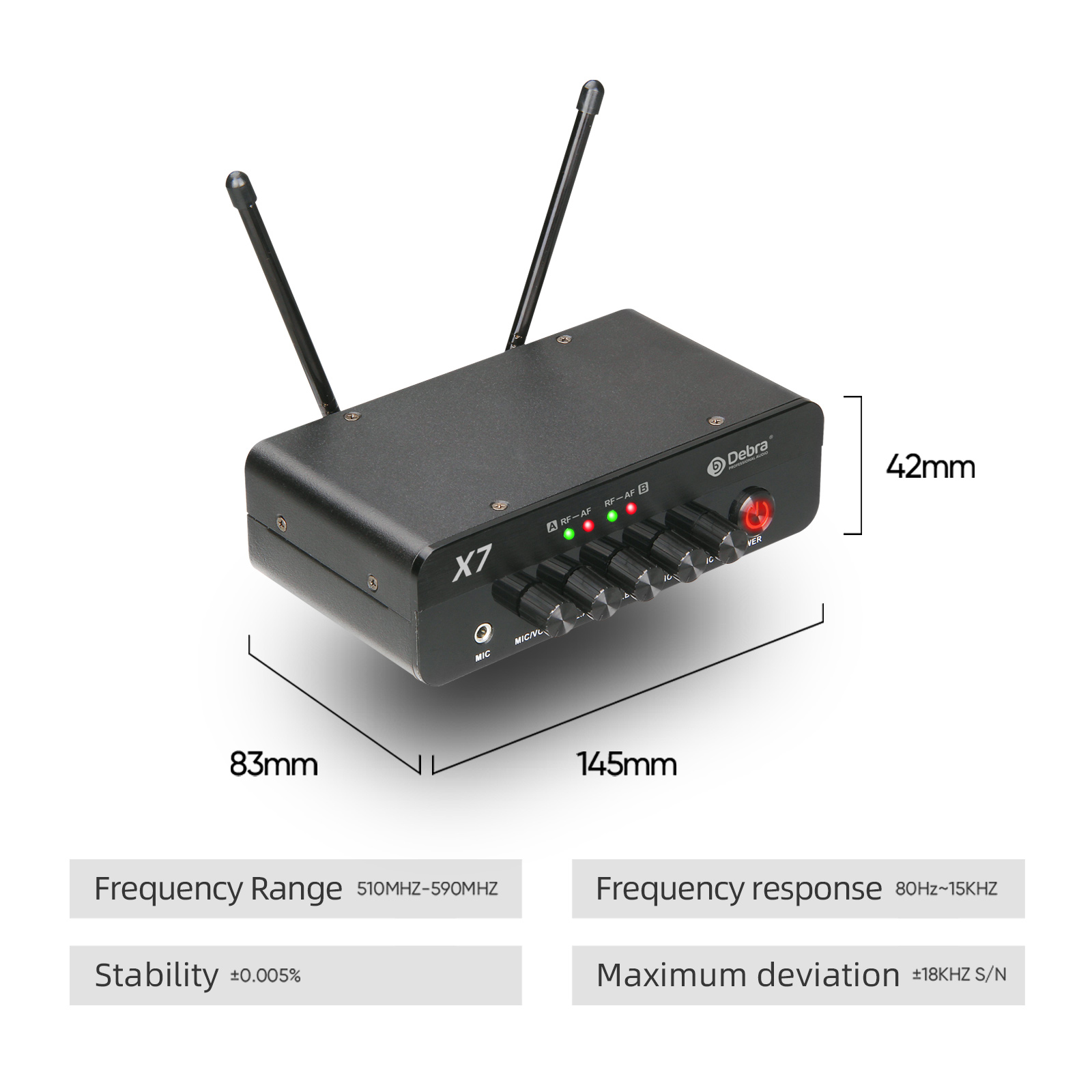 X7 DSP Wireless Microphone Karaoke System