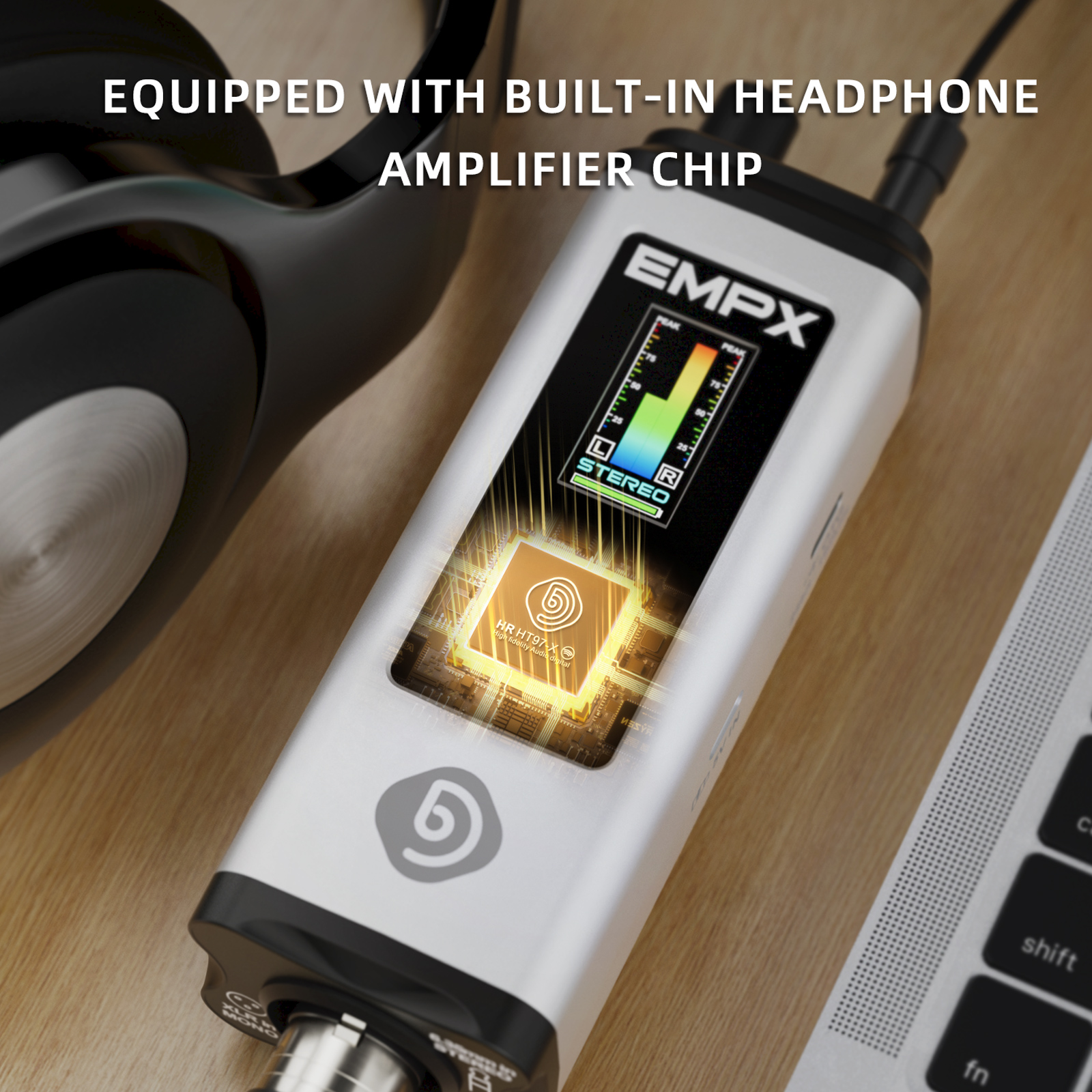 EMPX Professional Headphone Monitoring Amplifier (White)