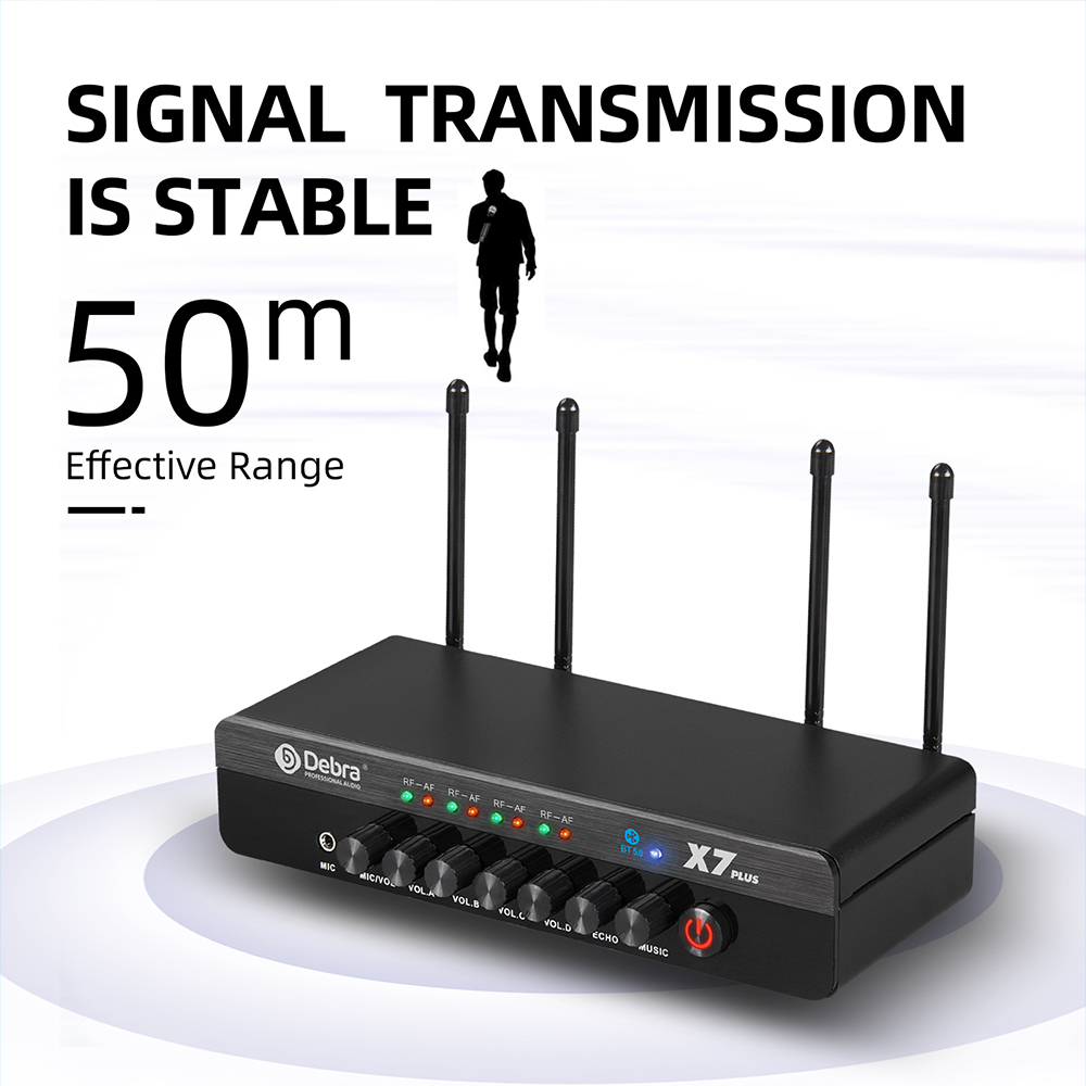 X7 PLUS DSP Wireless Microphone Karaoke System