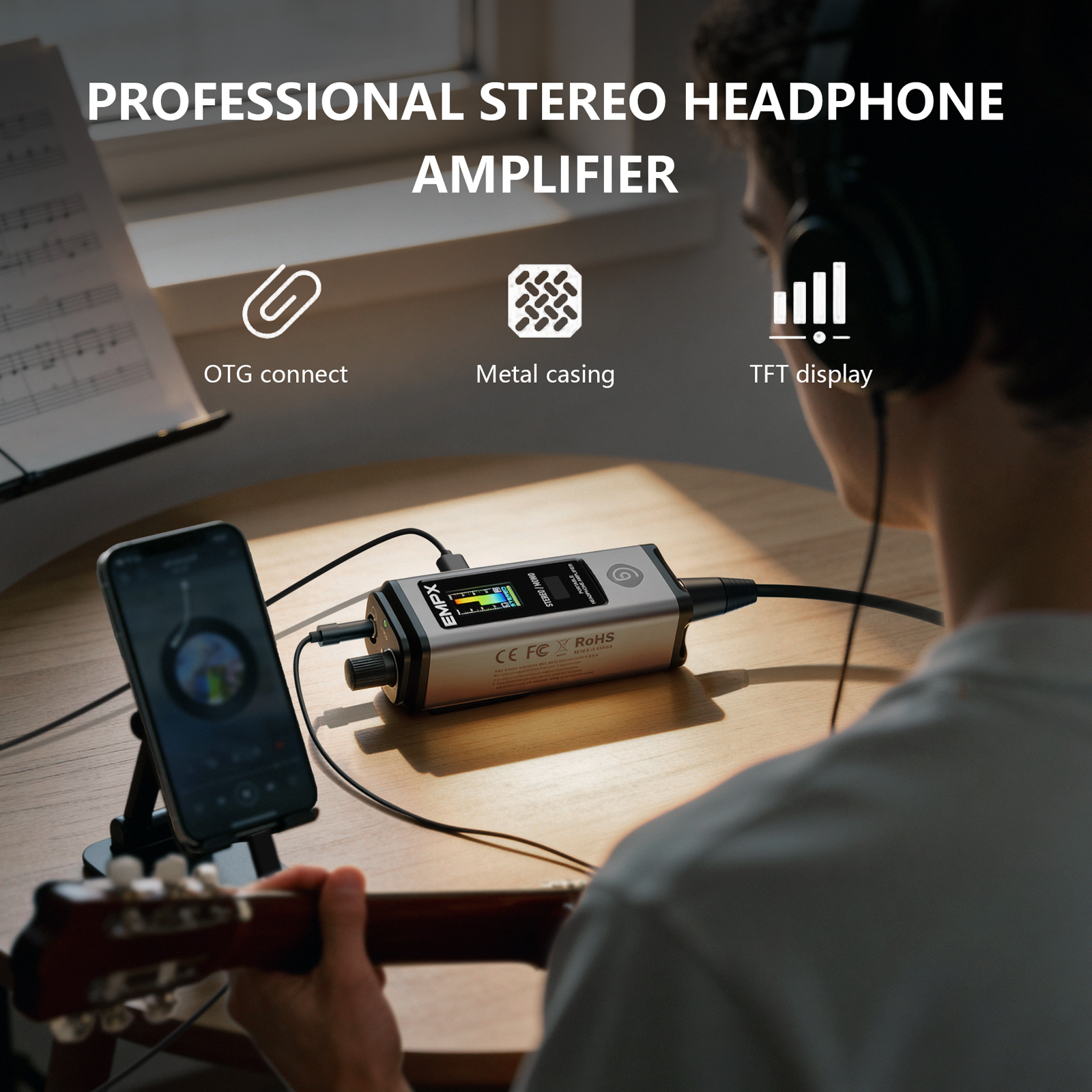 EMPX Professional Headphone Monitoring Amplifier (Dark gray)