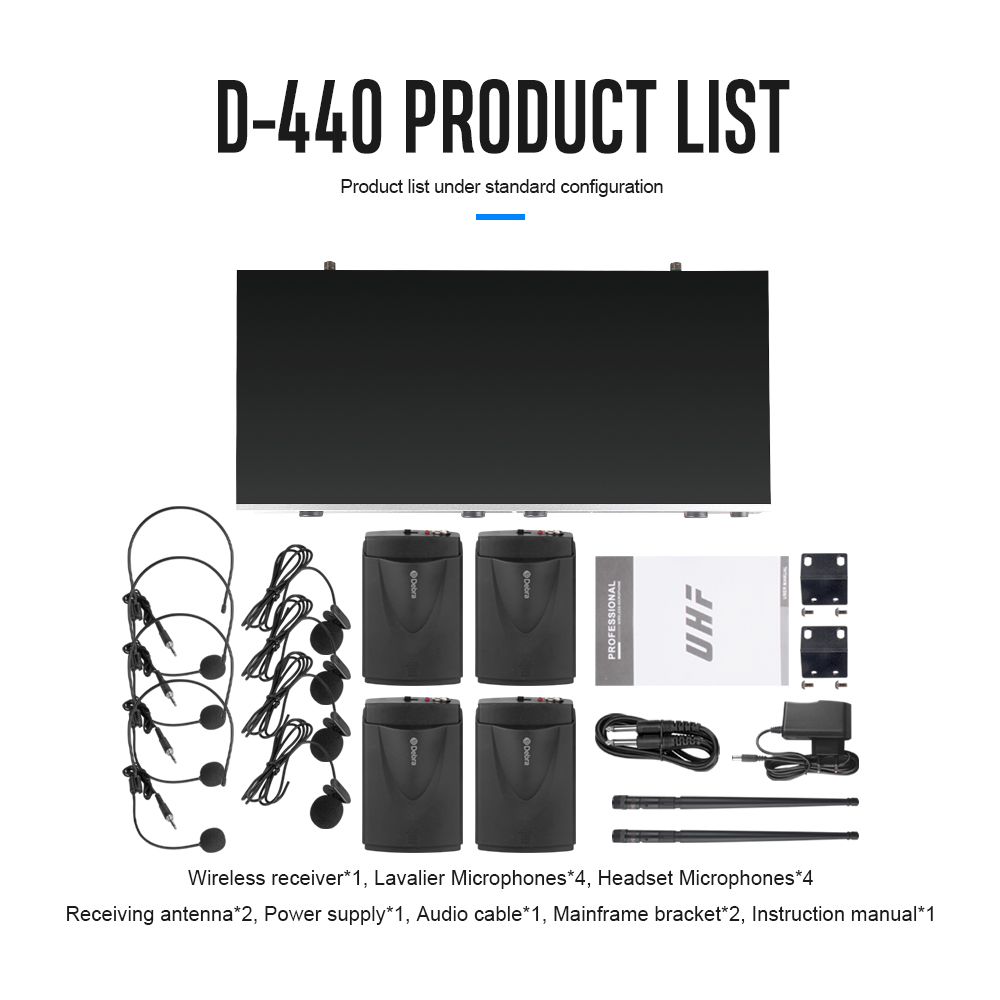 D-440 UHF Wireless Microphone